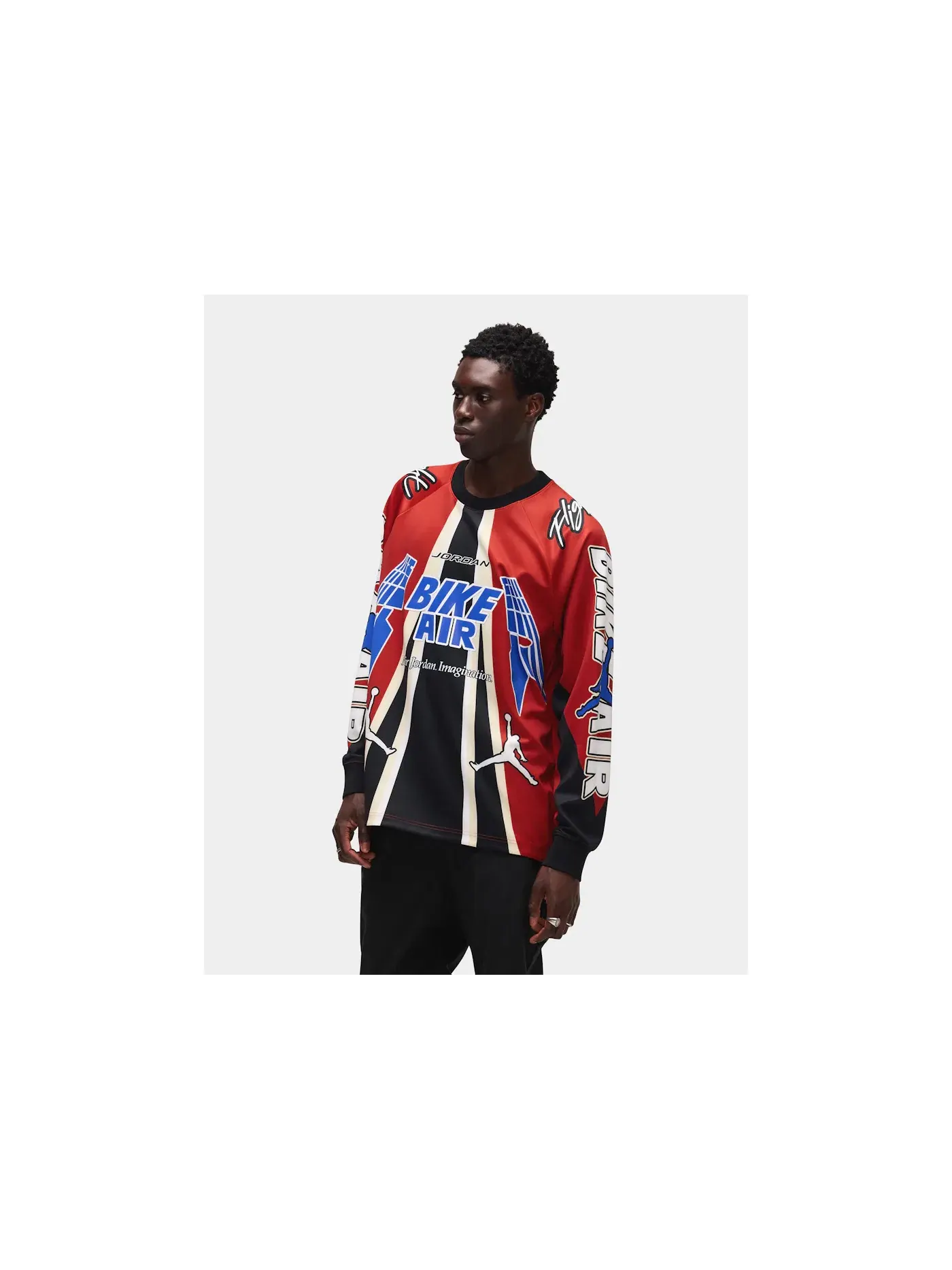 Мужская джерси для BMX с длинным рукавом Jersey Jordan — изображение 4 из 6, киноварь