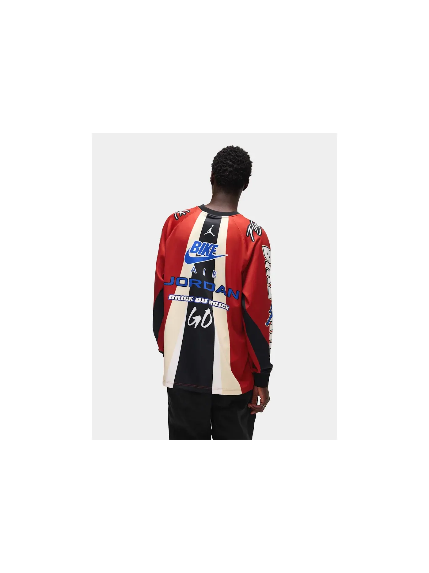 Мужская джерси для BMX с длинным рукавом Jersey Jordan — изображение 5 из 6, киноварь