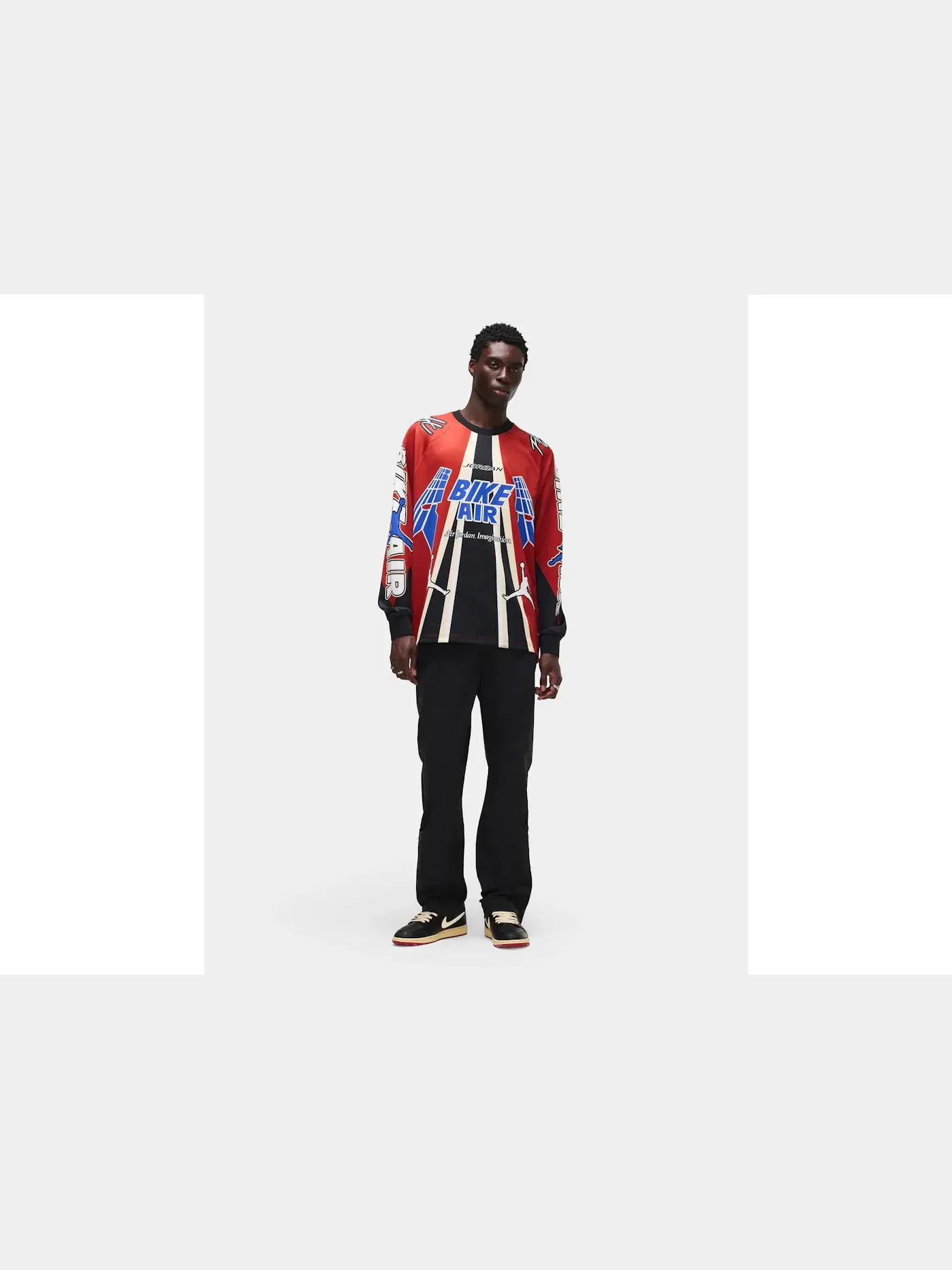 Мужская джерси для BMX с длинным рукавом Jersey Jordan — изображение 6 из 6, киноварь