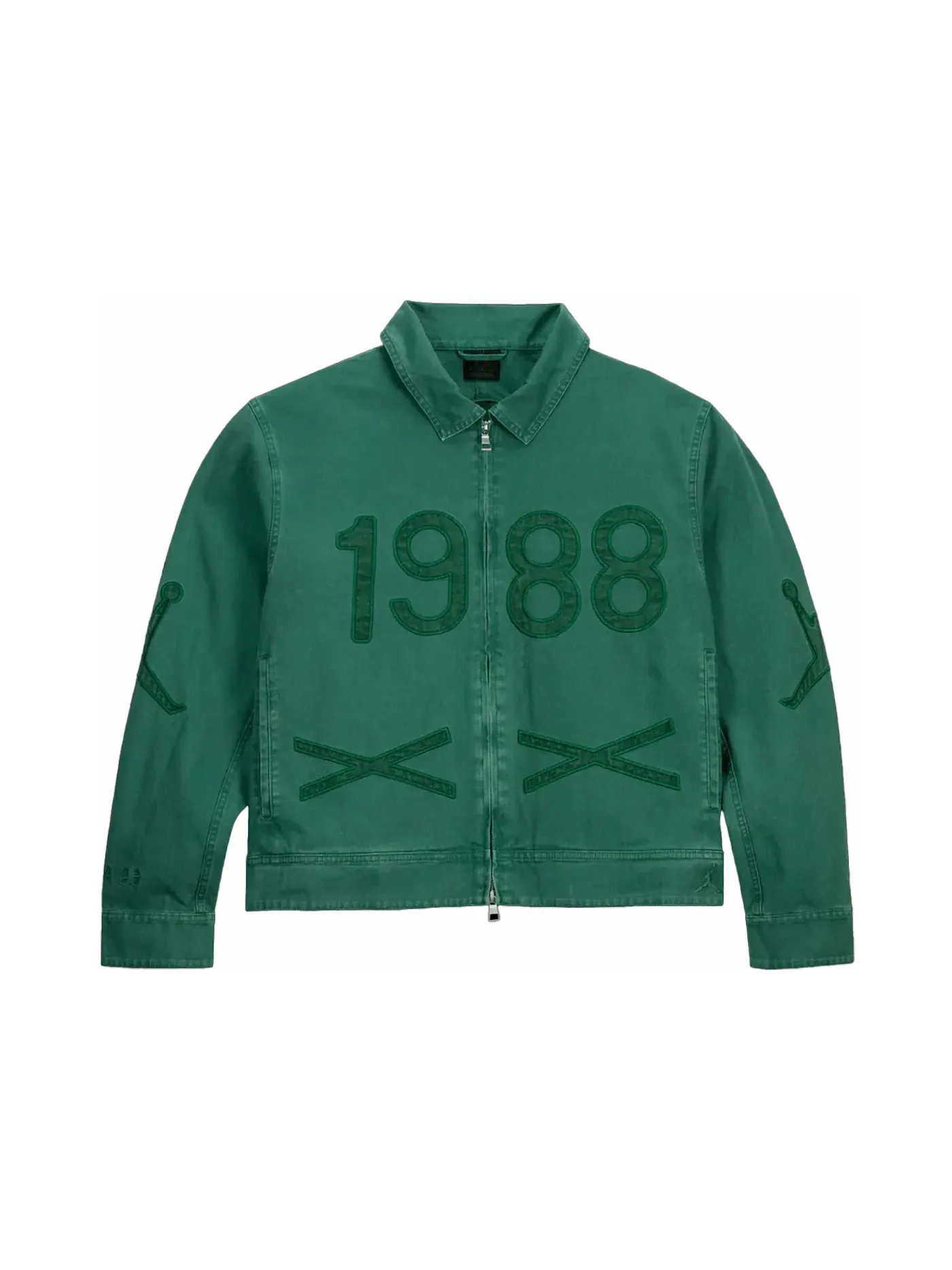 Унисекс куртка с принтом Jordan Nina Chanel Jacket (Asia Sizing) — изображение 1 из 2, зеленый