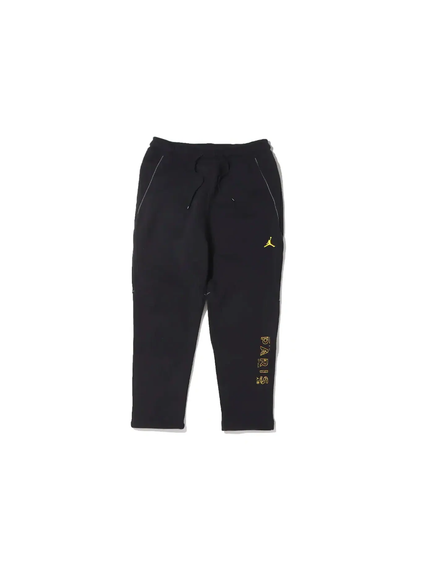 Мужские спортивные штаны из флиса Jordan x Paris Saint-Germain — изображение 1 из 2, черный желтый