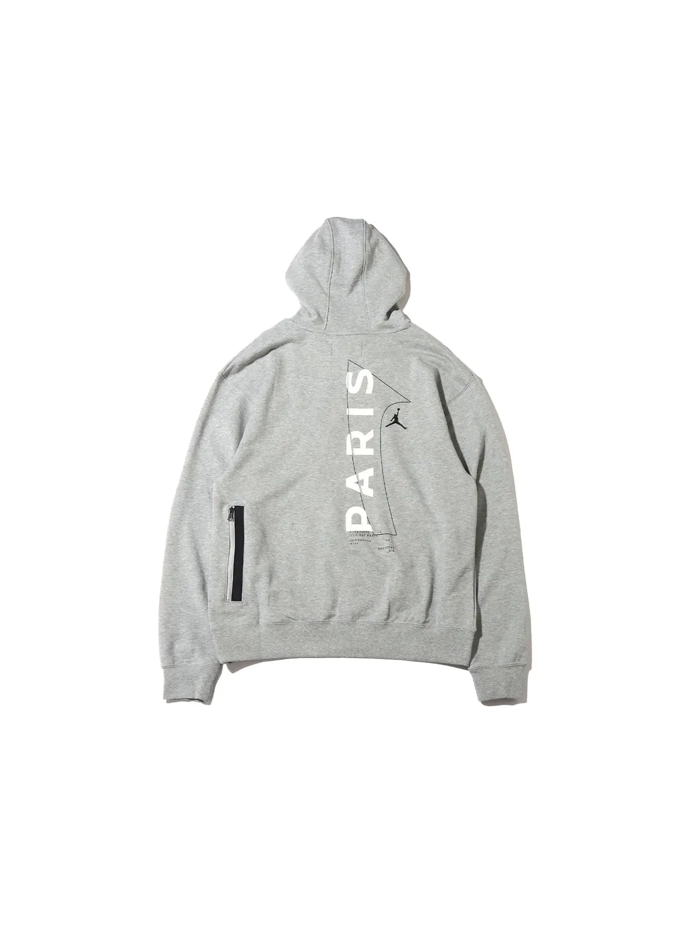 Мужской худи на флисе с принтом Hoodie Jordan — изображение 2 из 2, темный серый