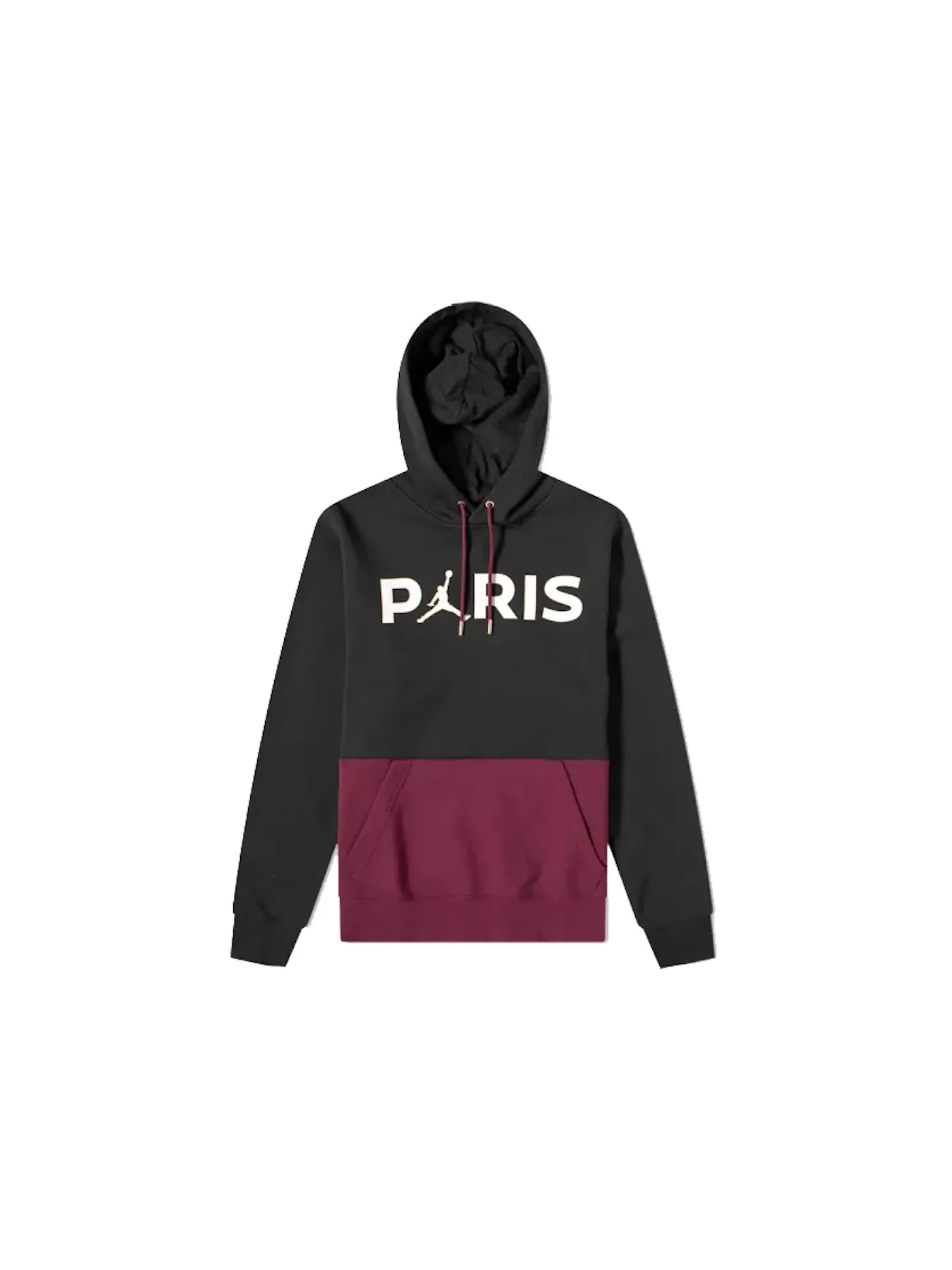 Мужской пуловер-худи из флиса Jordan x Paris Saint-Germain — изображение 1 из 1, черный