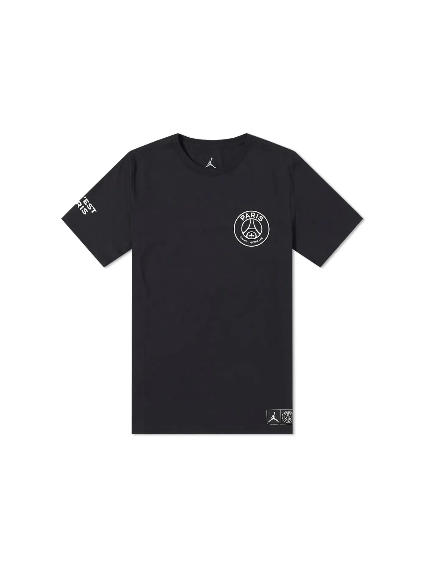 Мужская футболка с принтом Logo T-shirt Jordan — изображение 1 из 2, черный/белый