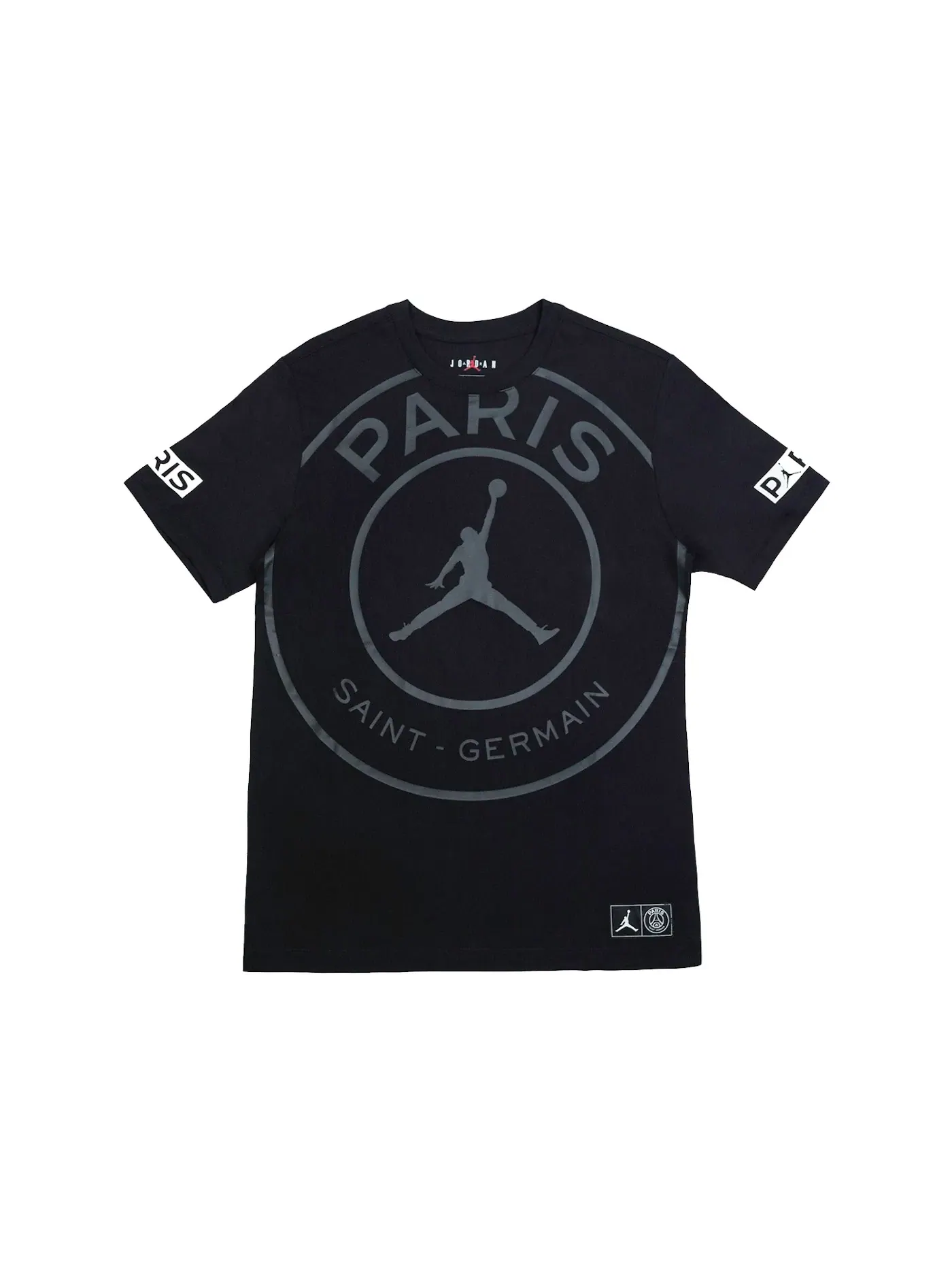 Мужская футболка с принтом Jordan x Paris Saint-Germain Logo Tee Jordan — изображение 1 из 2, черный