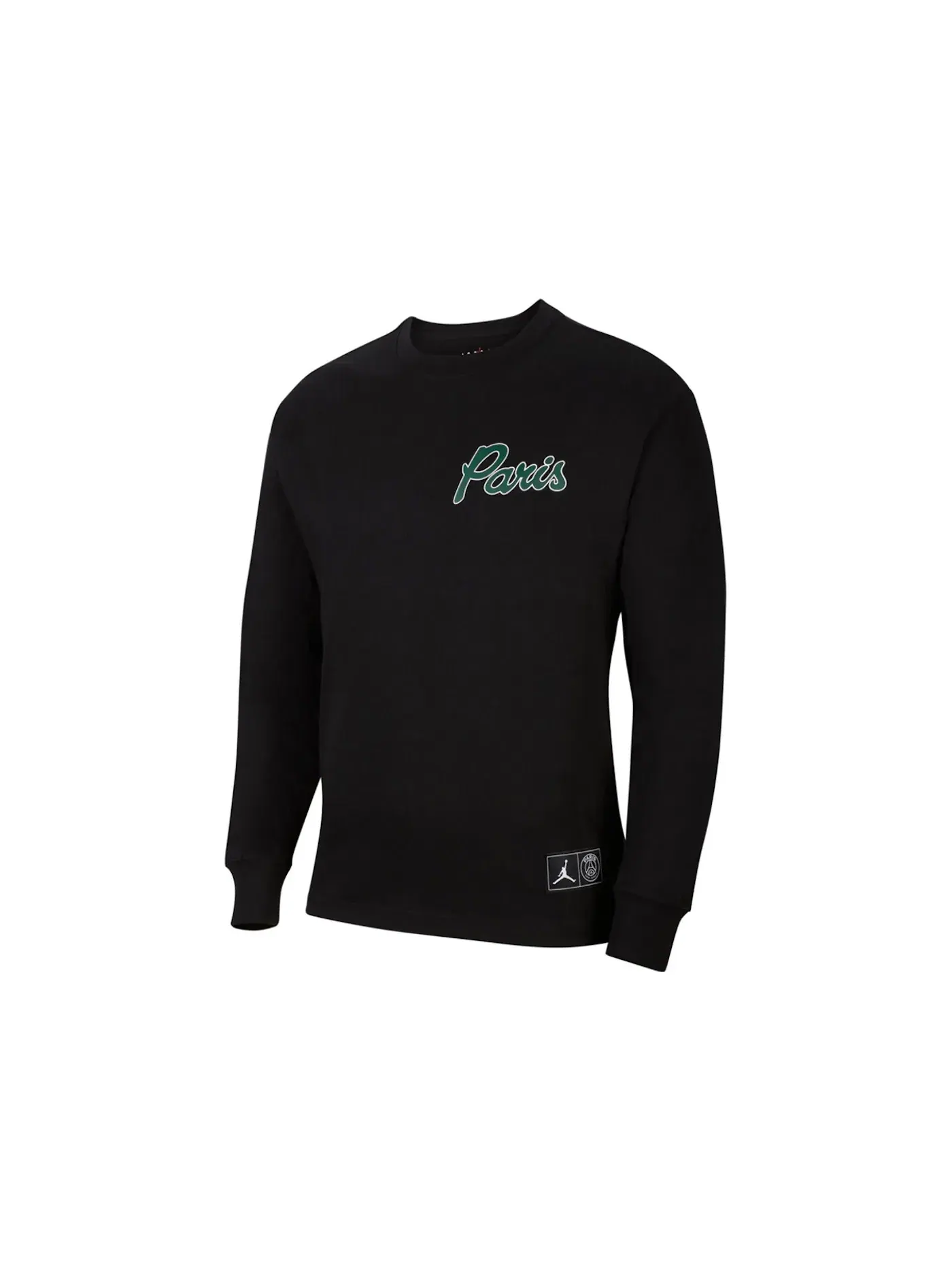 Мужская футболка с длинным рукавом Jordan x Paris Saint-Germain Long-Sleeve T-Shirt Jordan — изображение 1 из 2, черный