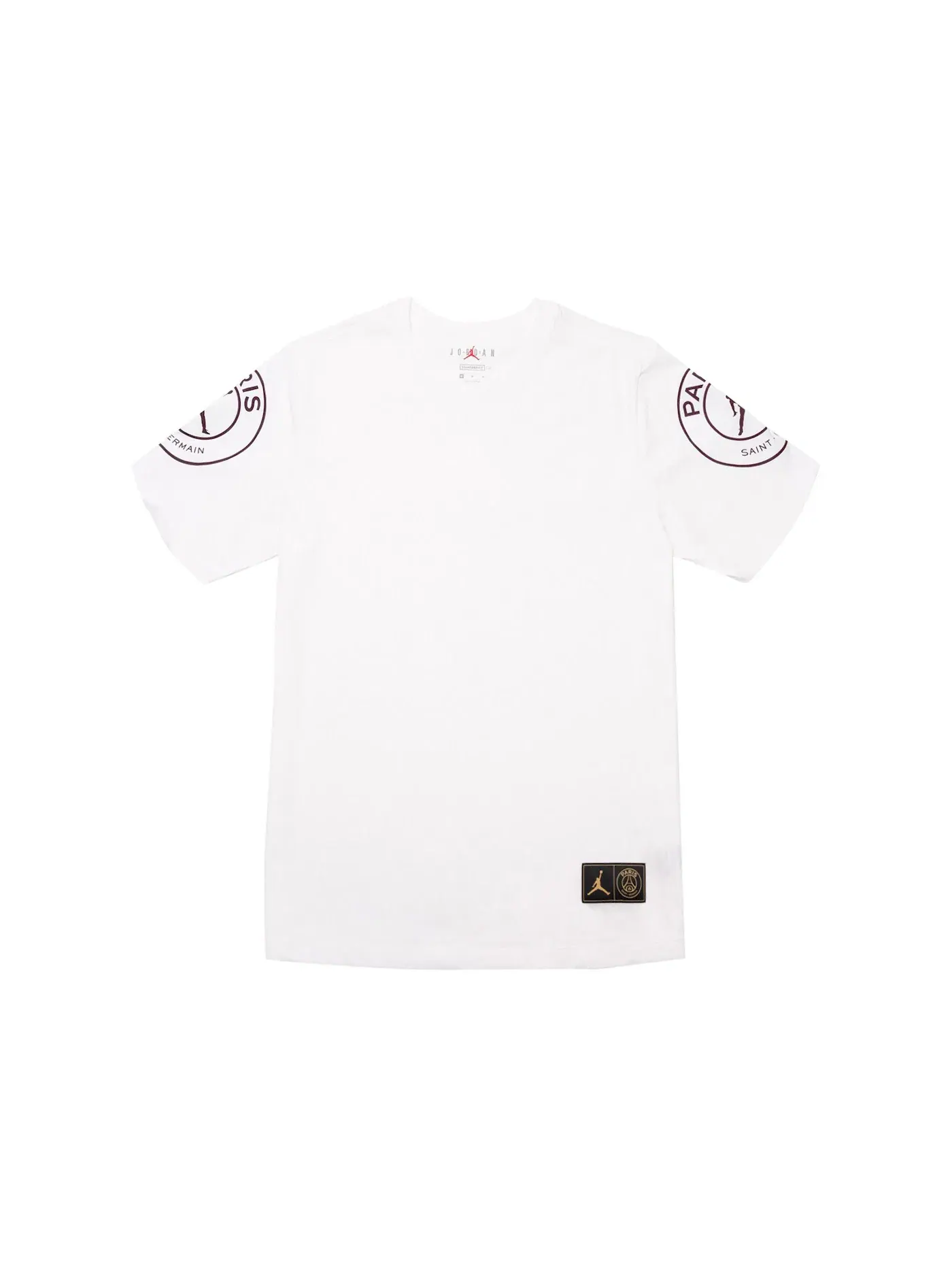 Мужская футболка с принтом Jordan x Paris Saint-Germain PSG Logo Tee — изображение 1 из 2, белый