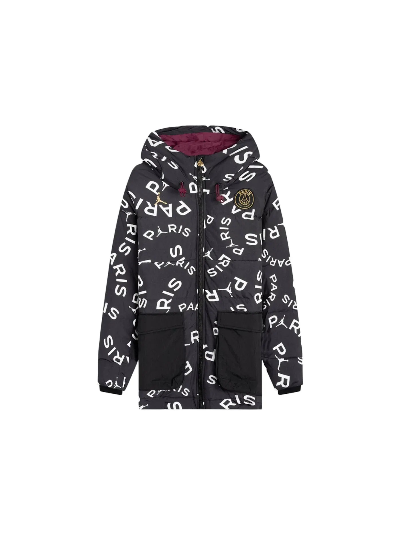 Мужская куртка с принтом Jordan x PSG Paris Saint Germain Down AOP Parka Jacket — изображение 1 из 1