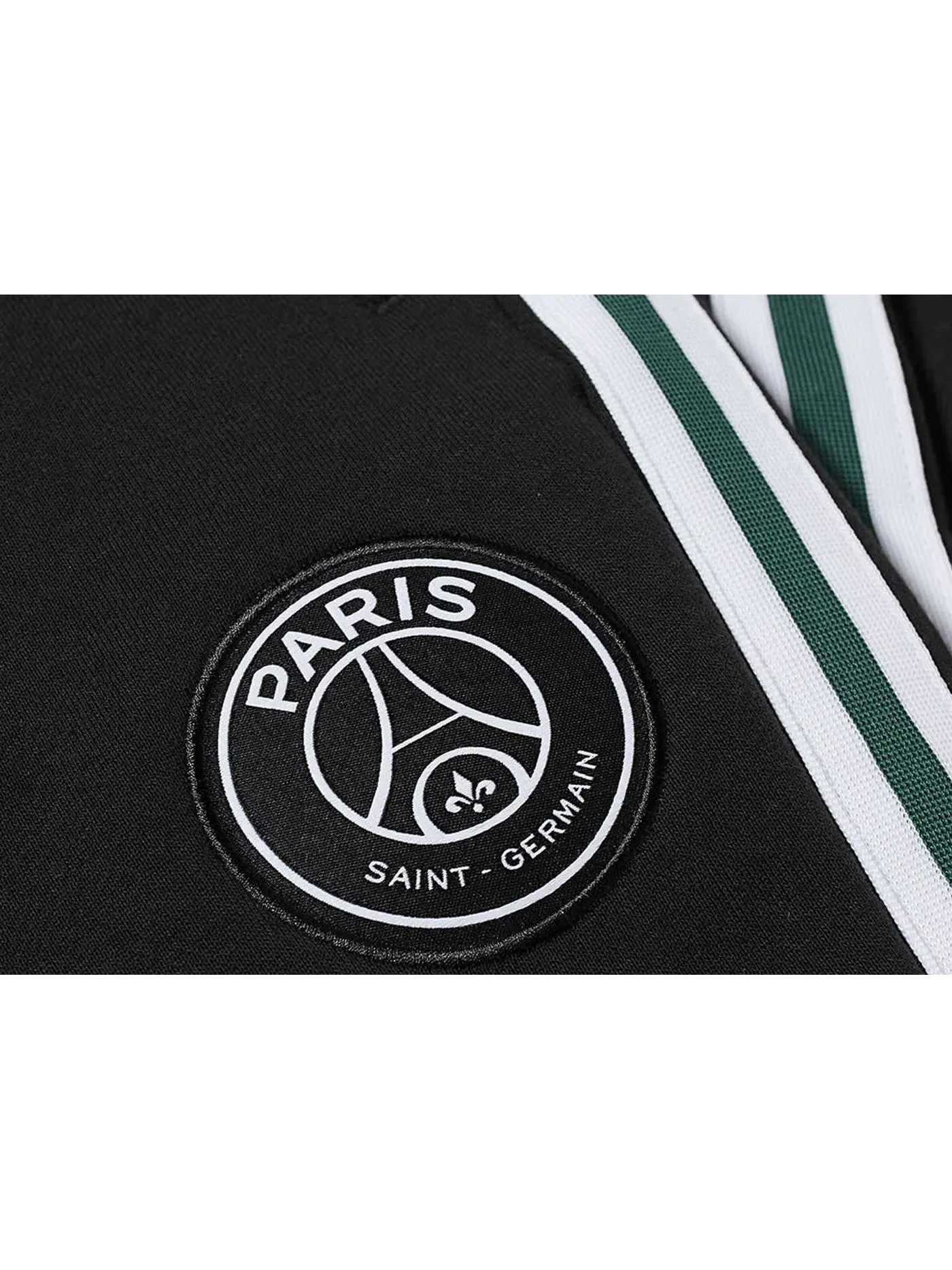 Мужские штаны из флиса Jordan x PSG Paris Saint Germain — изображение 2 из 3, черный/белый/зеленый
