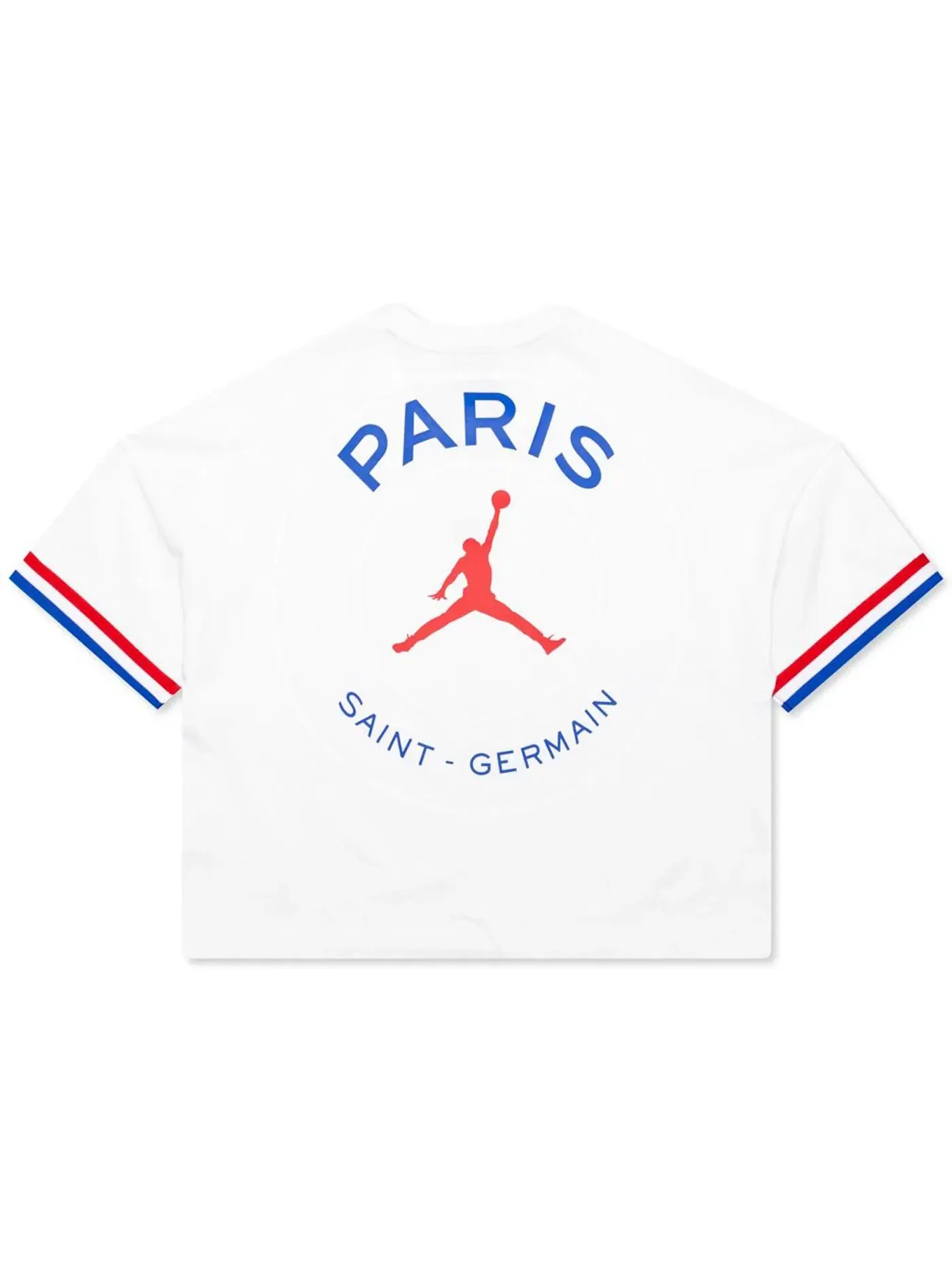 Женская футболка с коротким рукавом Jordan x PSG S/S Top — изображение 2 из 2, белый/красный