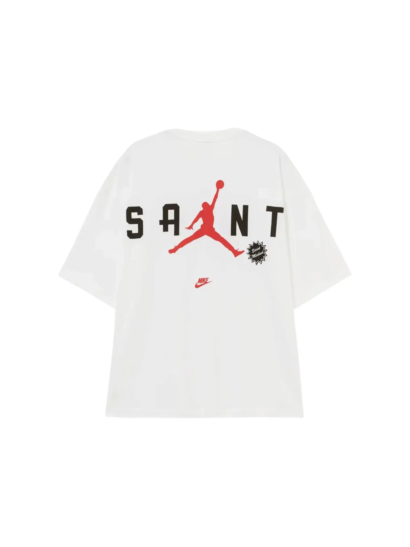 Мужская футболка с принтом Jordan x Saint Mxxxxxx T-shirt — изображение 2 из 2, белый