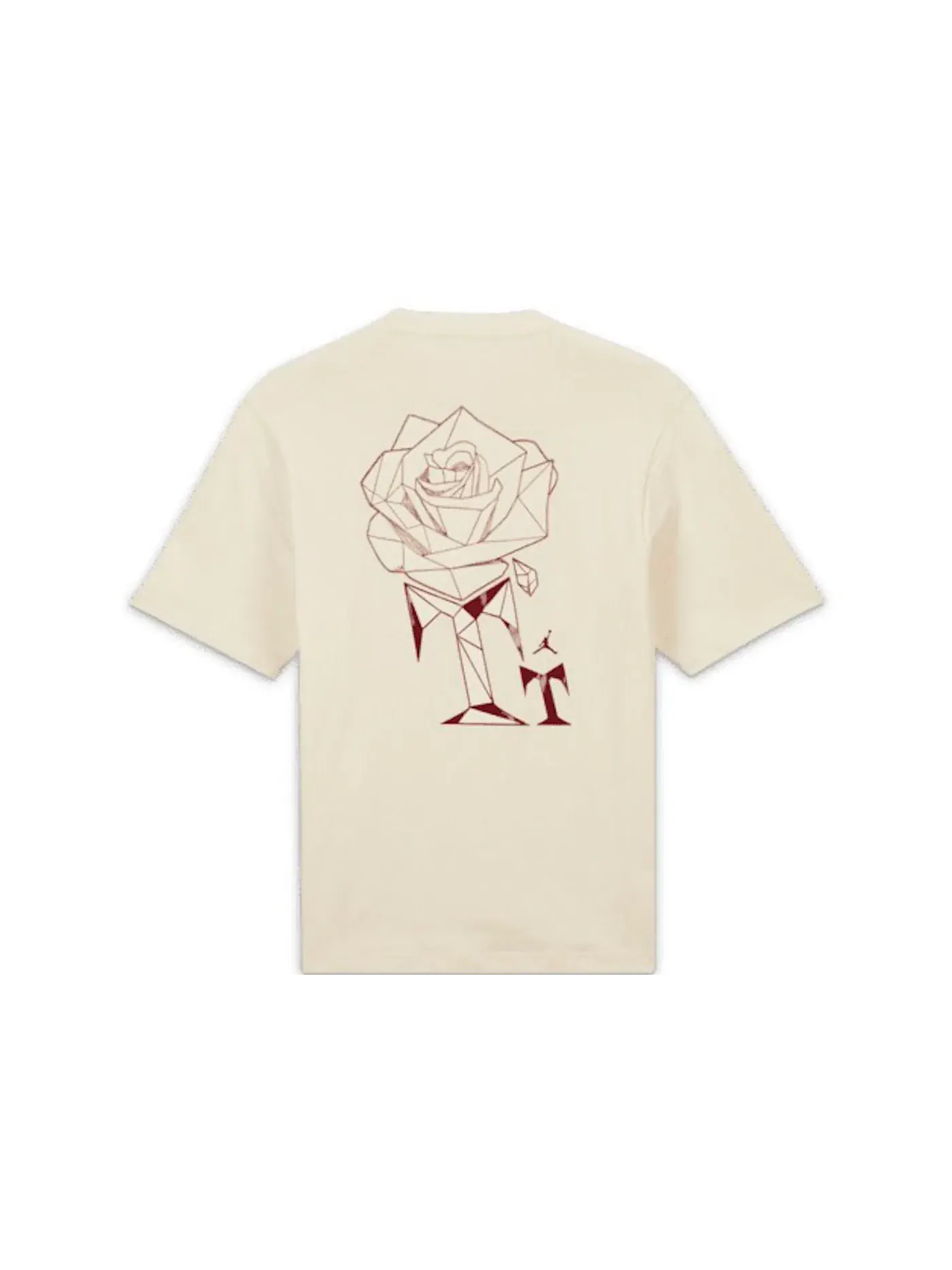 Женская футболка с принтом Jordan x Teyana Taylor T-shirt — изображение 2 из 2, кокосовое молоко