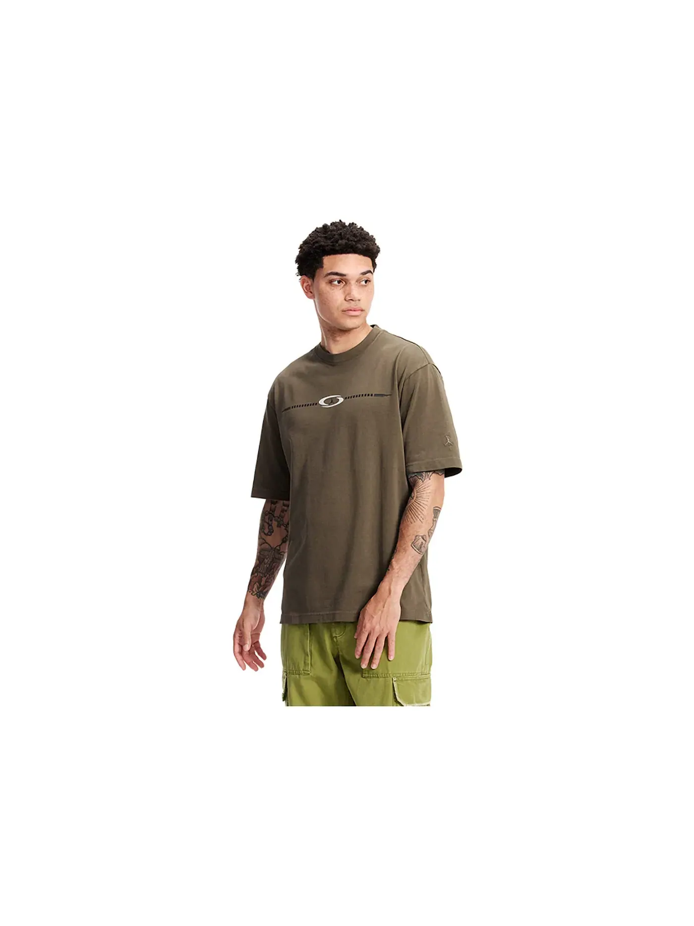 Мужская футболка хлопковая Jordan x Travis Scott T-shirt — изображение 4 из 4, коричневый