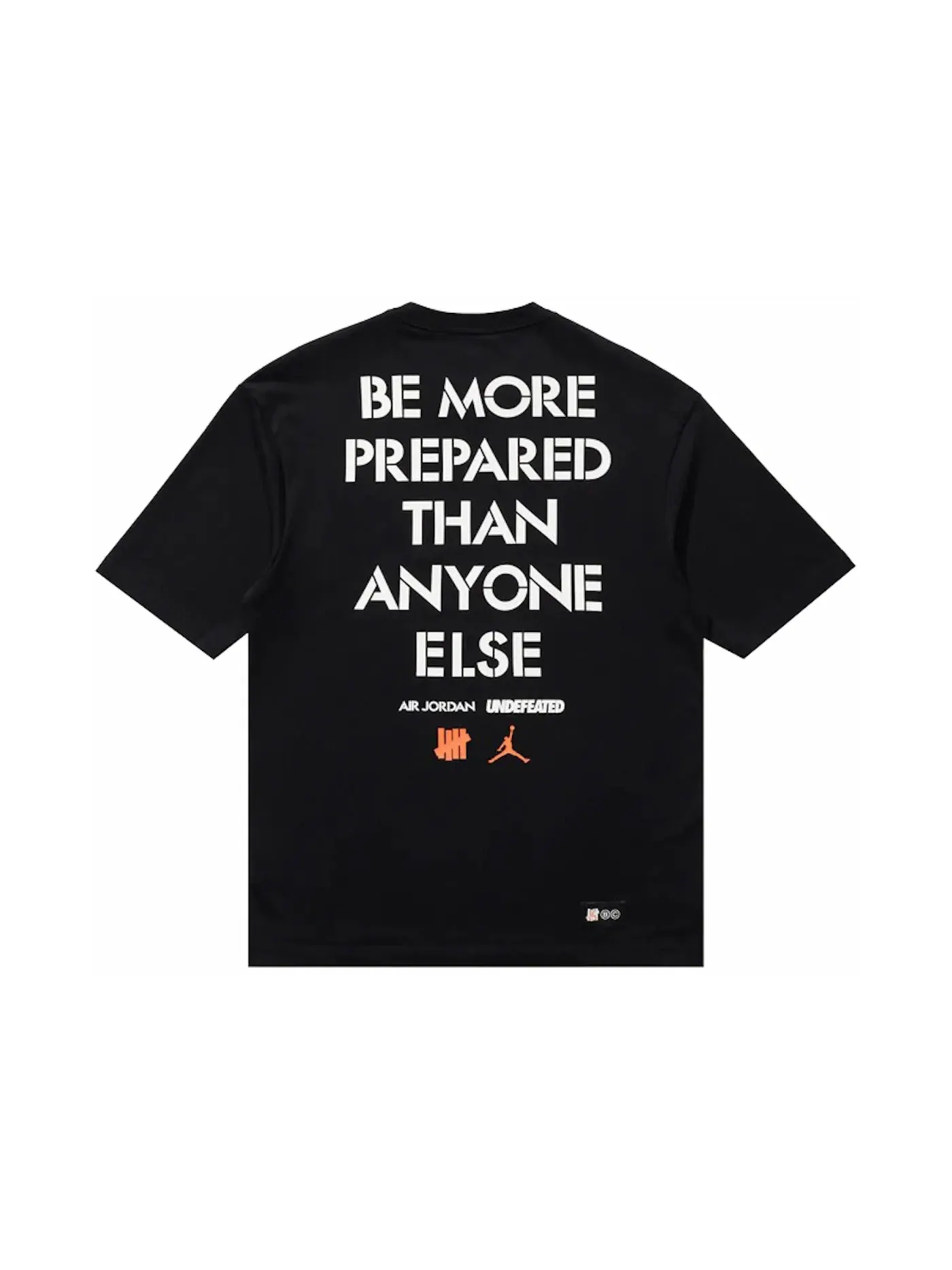 Мужская футболка с длинным рукавом Jordan x Undefeated Strikes Tee — изображение 2 из 2, черный