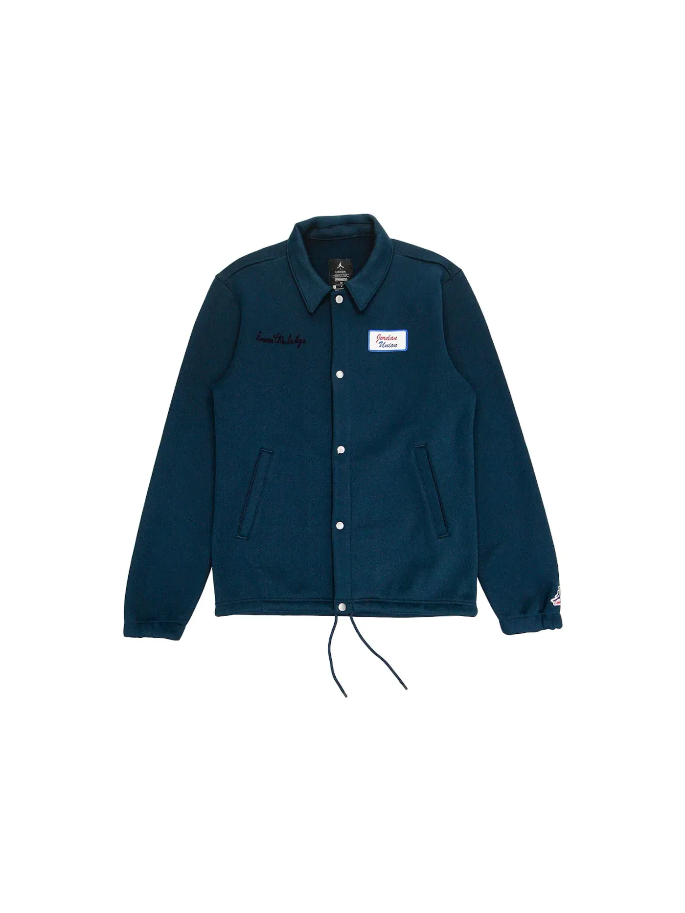 Мужская куртка-тренч с принтом Jordan x Union Coaches Jacket Navy — изображение 1 из 2