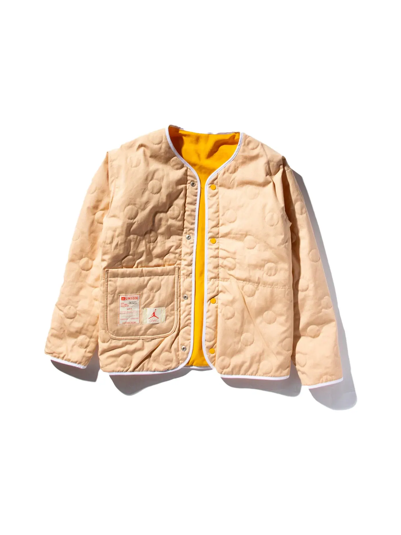 Мужская куртка с принтом Jordan Jacket — изображение 1 из 1, золотистый/белый