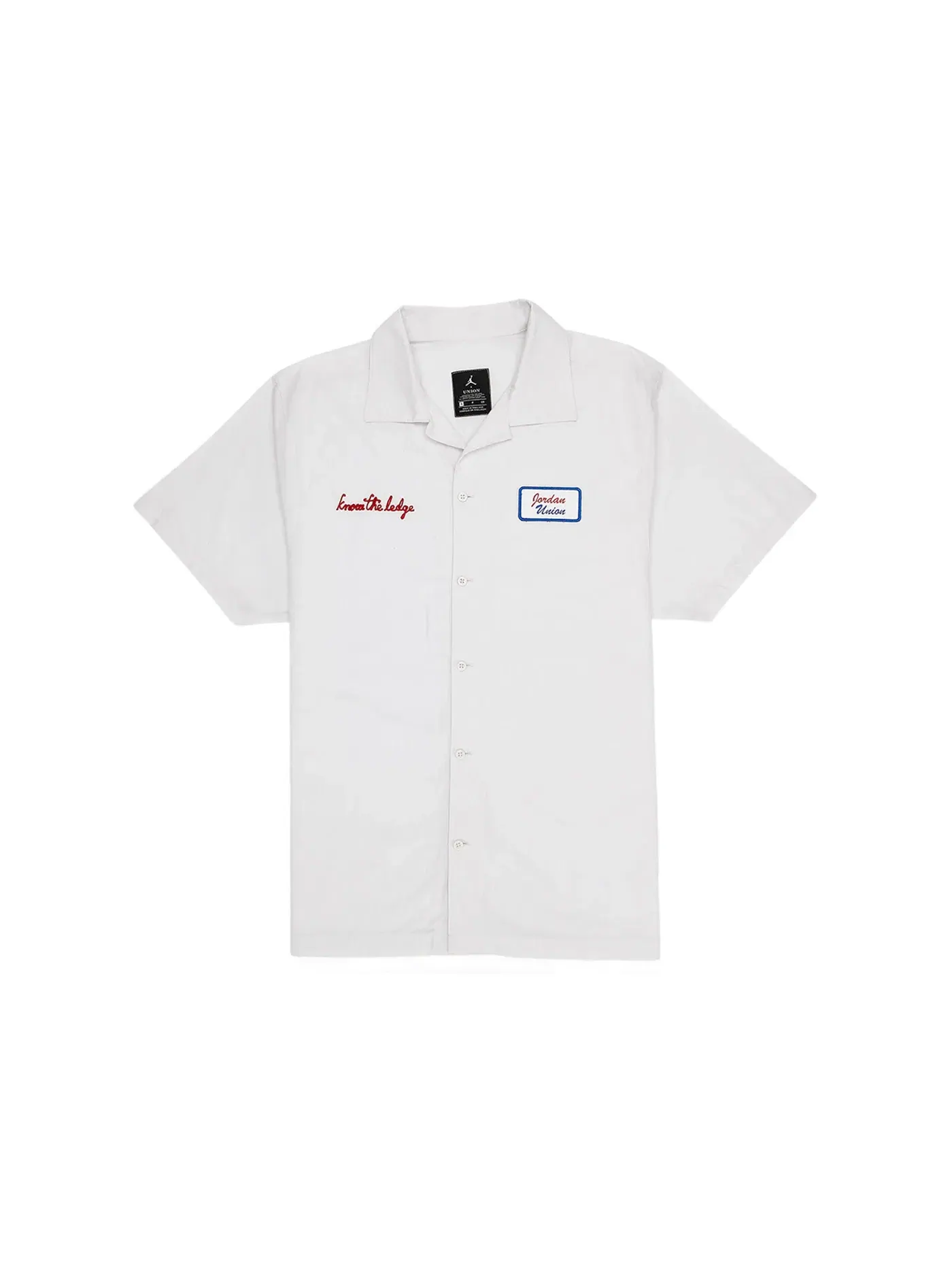 Мужская рубашка с длинным рукавом Jordan x Union Mechanic Shirt Platinum — изображение 1 из 1