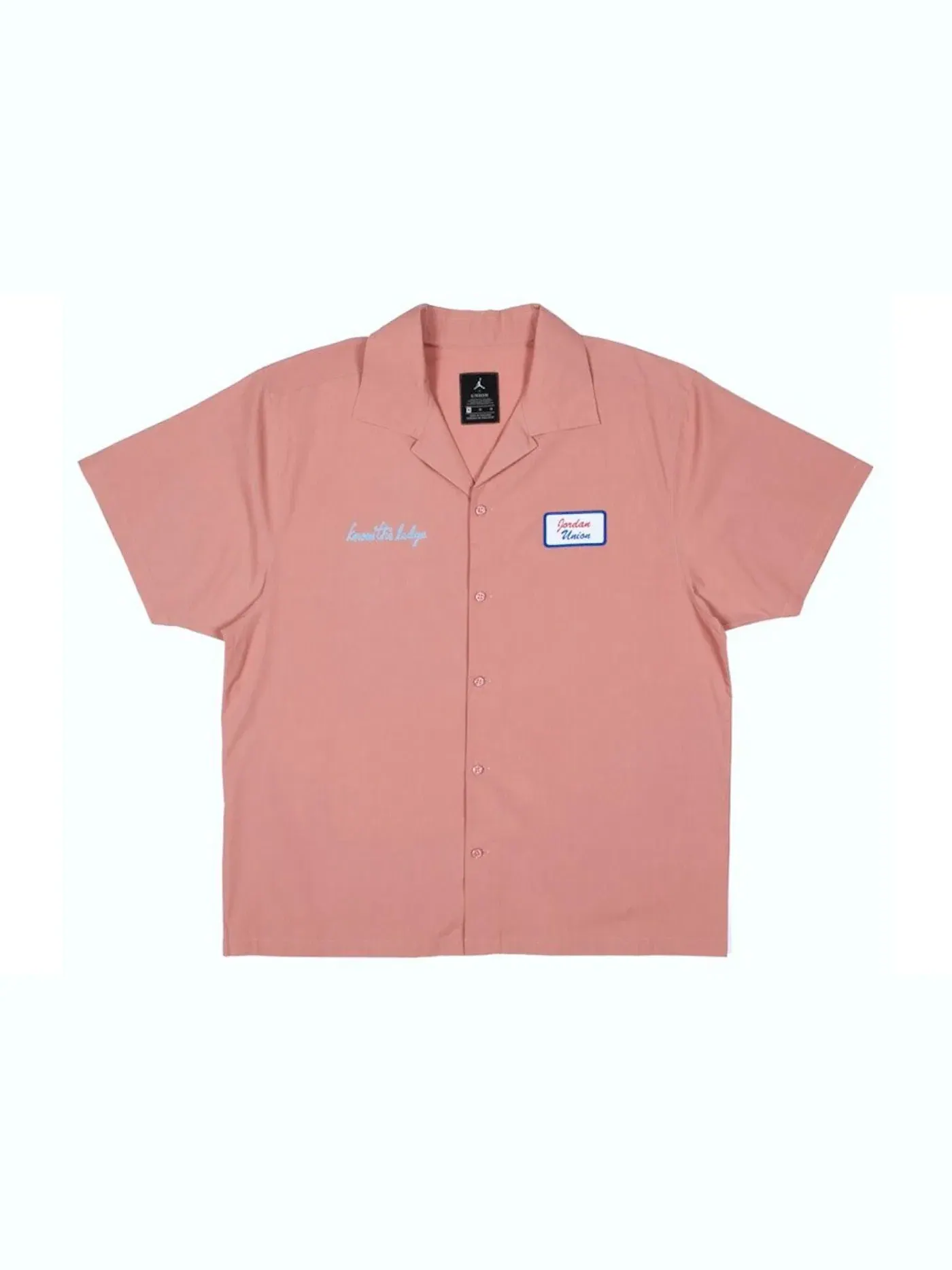 Мужская фланелевая рубашка Jordan x Union Mechanic Shirt — изображение 1 из 1, розовый