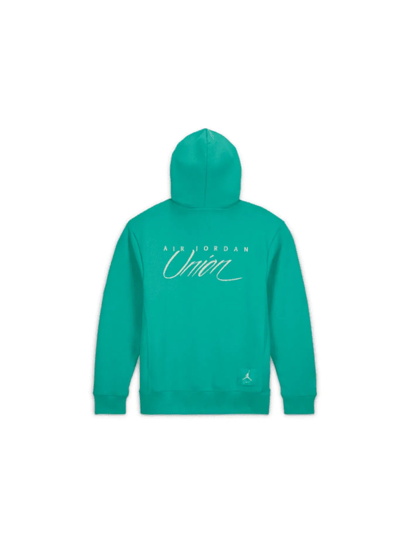 Мужская худи флисовая Jordan x Union MJ Fleece Hoodie Kinetic Green/White — изображение 1 из 2, зеленый/белый