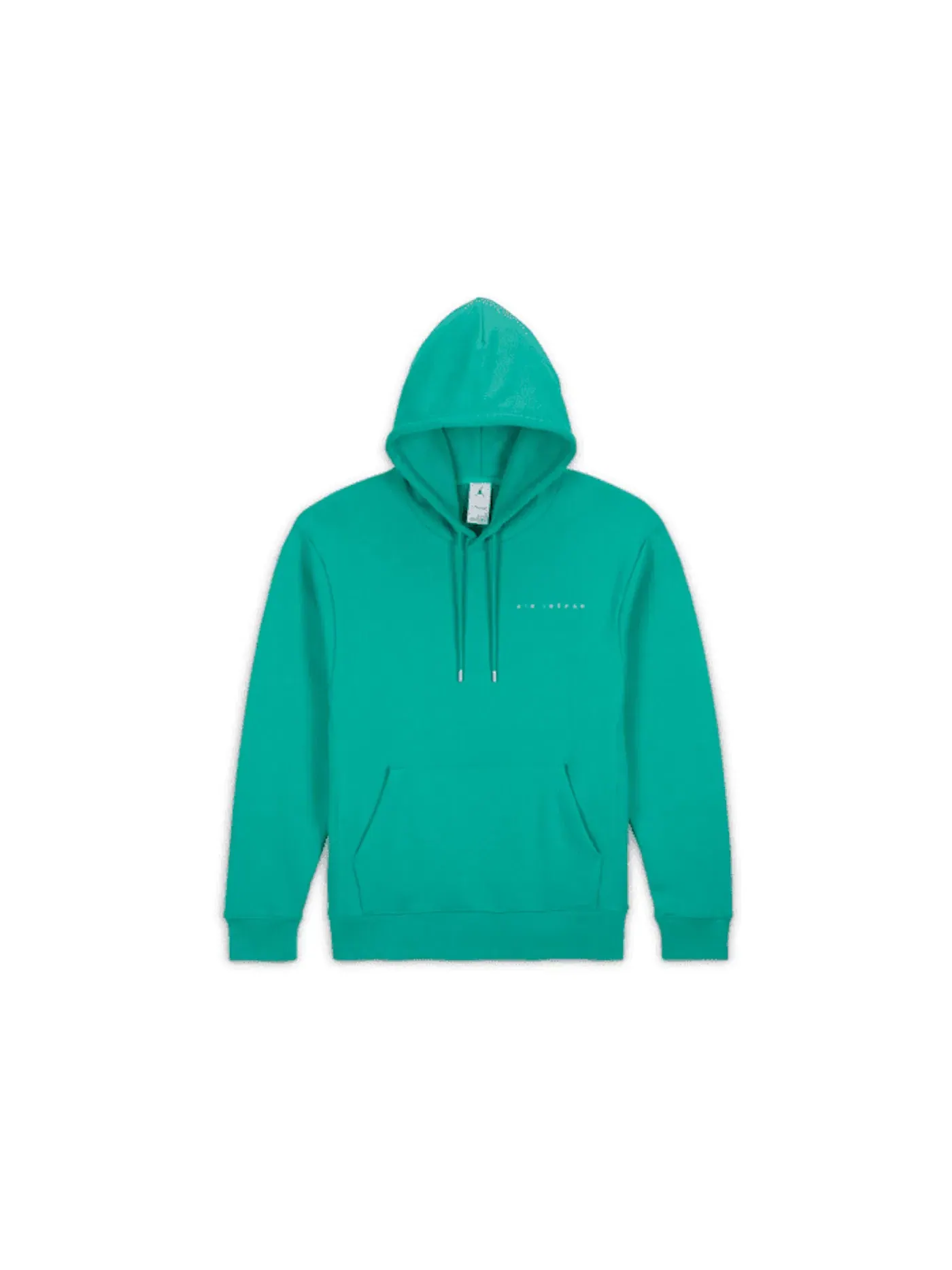 Мужская худи флисовая Jordan x Union MJ Fleece Hoodie Kinetic Green/White — изображение 2 из 2, зеленый/белый