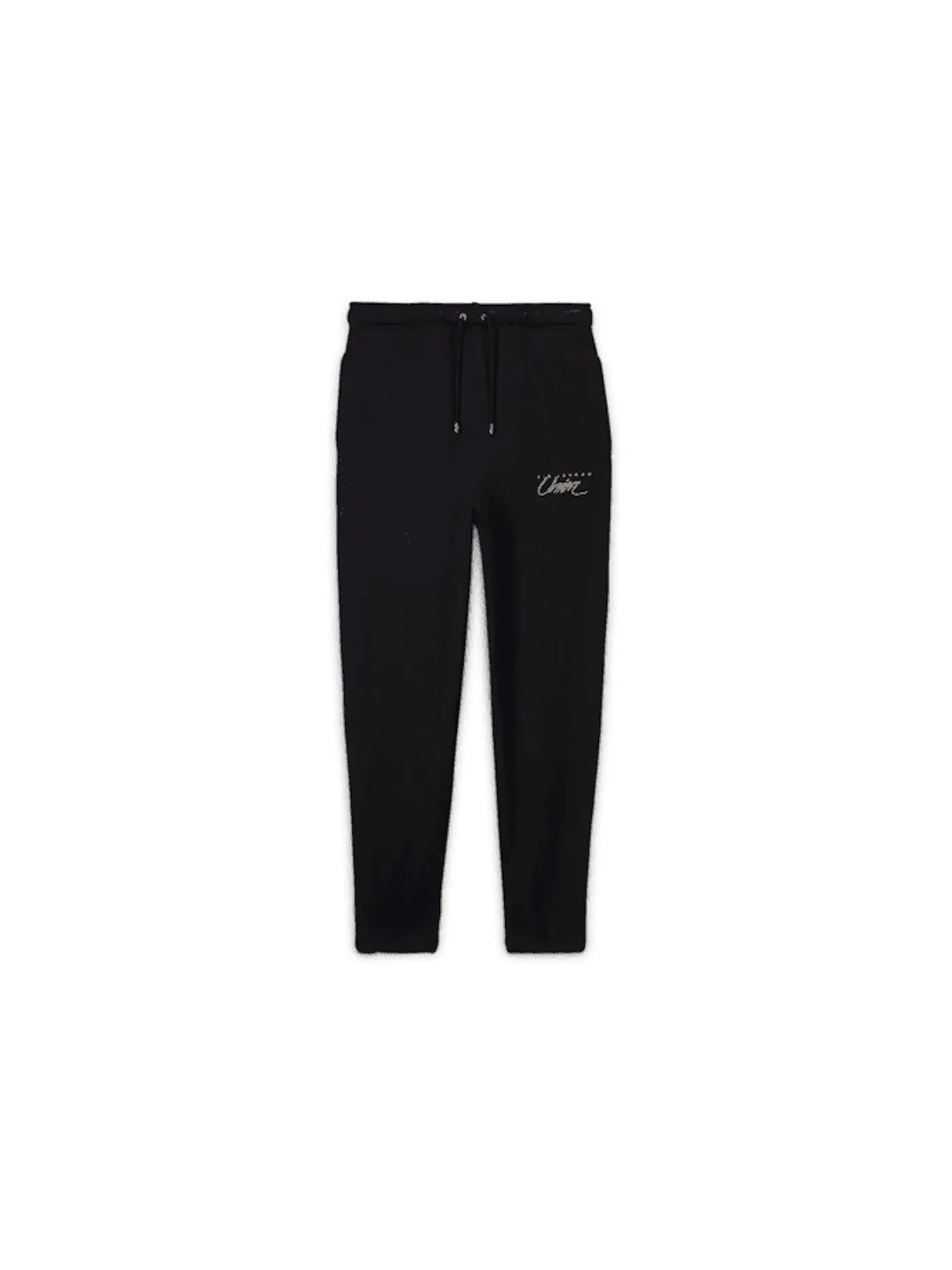 Мужские спортивные штаны из флиса Jordan x Union Black/Coconut Milk — изображение 1 из 2