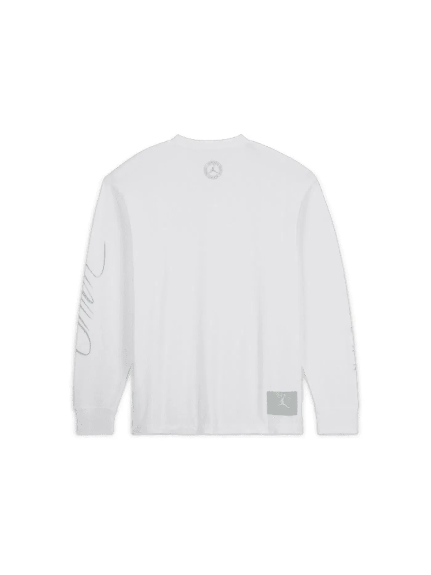 Мужская футболка с длинным рукавом L/S Tee Jordan — изображение 2 из 2, белый/серый