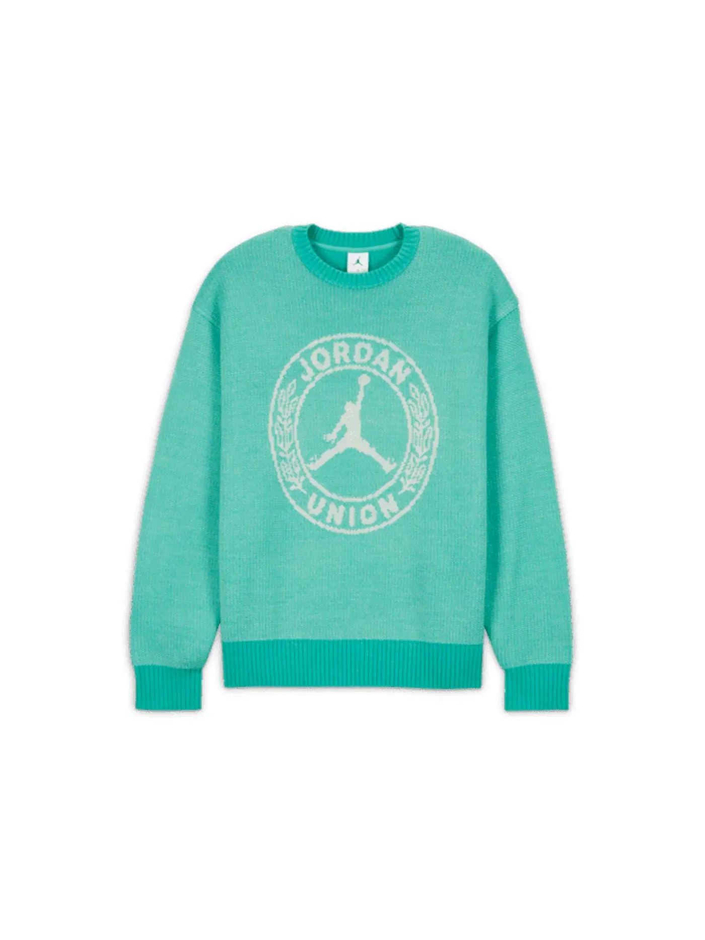 Мужской свитер с принтом Sweater Jordan — изображение 1 из 2, зеленый/белый