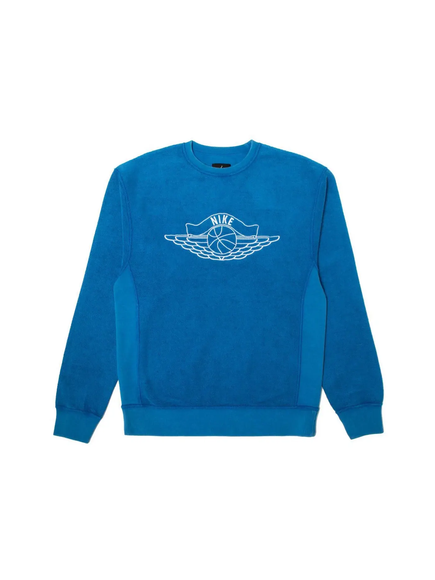 Мужской свитшот из футера Jordan x Union NRG Vault AJ Flight Crewneck — изображение 1 из 1, синий