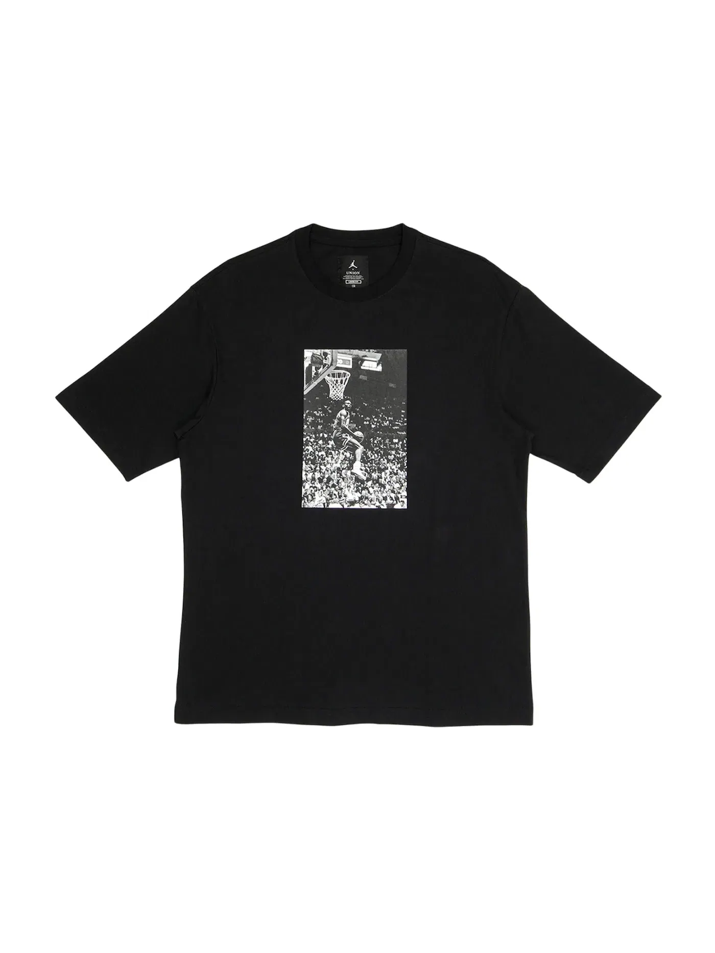 Мужская футболка с принтом Jordan x Union Reverse Dunk T-Shirt Jordan — изображение 1 из 2, черный