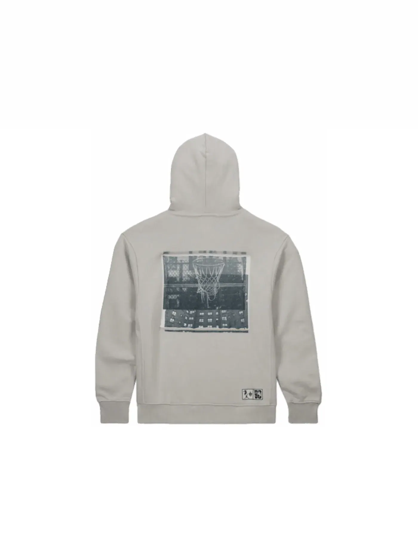 Мужское худи из флиса Jordan x UNION x Bephies Beauty Supply Grey — изображение 2 из 2