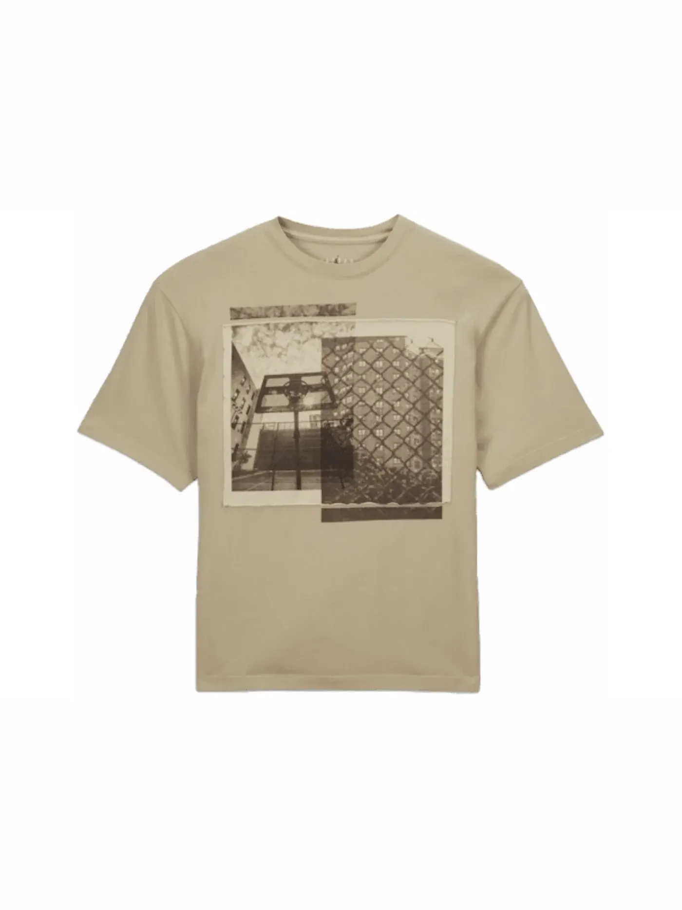 Мужская футболка с принтом Jordan x UNION x Bephies Beauty Supply T-Shirt — изображение 1 из 2, бежевый