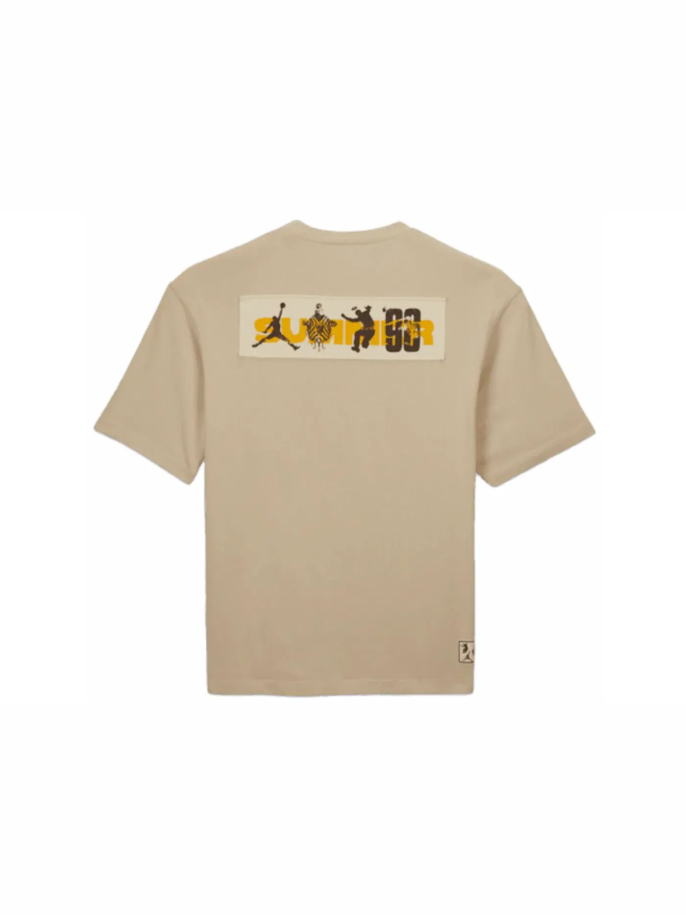 Мужская футболка с принтом Jordan x UNION x Bephies Beauty Supply T-Shirt — изображение 2 из 2, бежевый