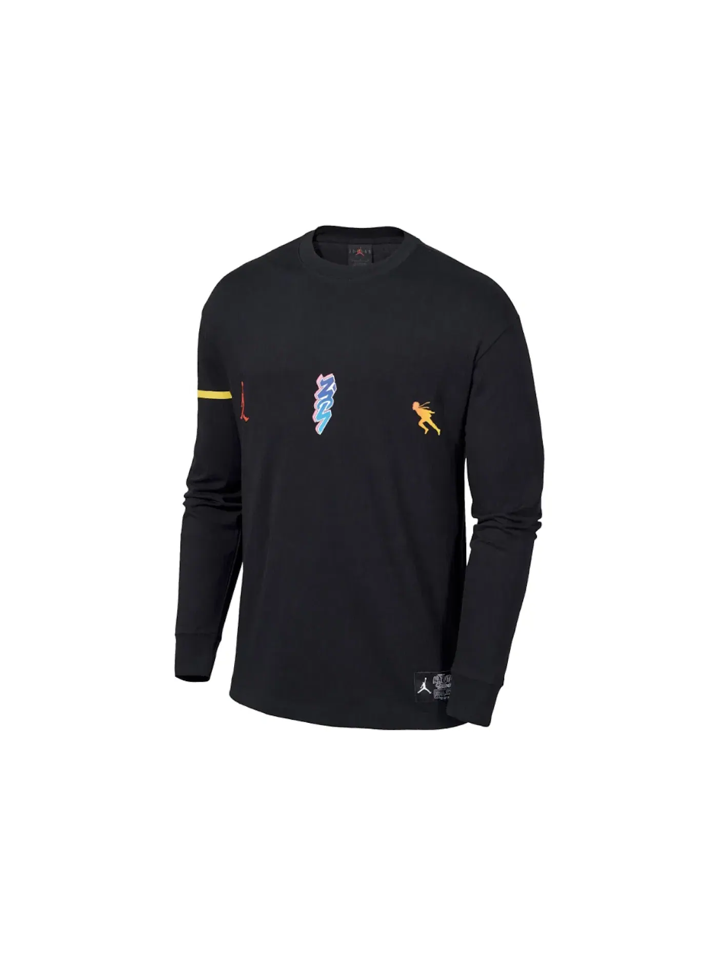 Мужская футболка с длинным рукавом Jordan x Zion x Naruto Jordan — изображение 1 из 2, черный