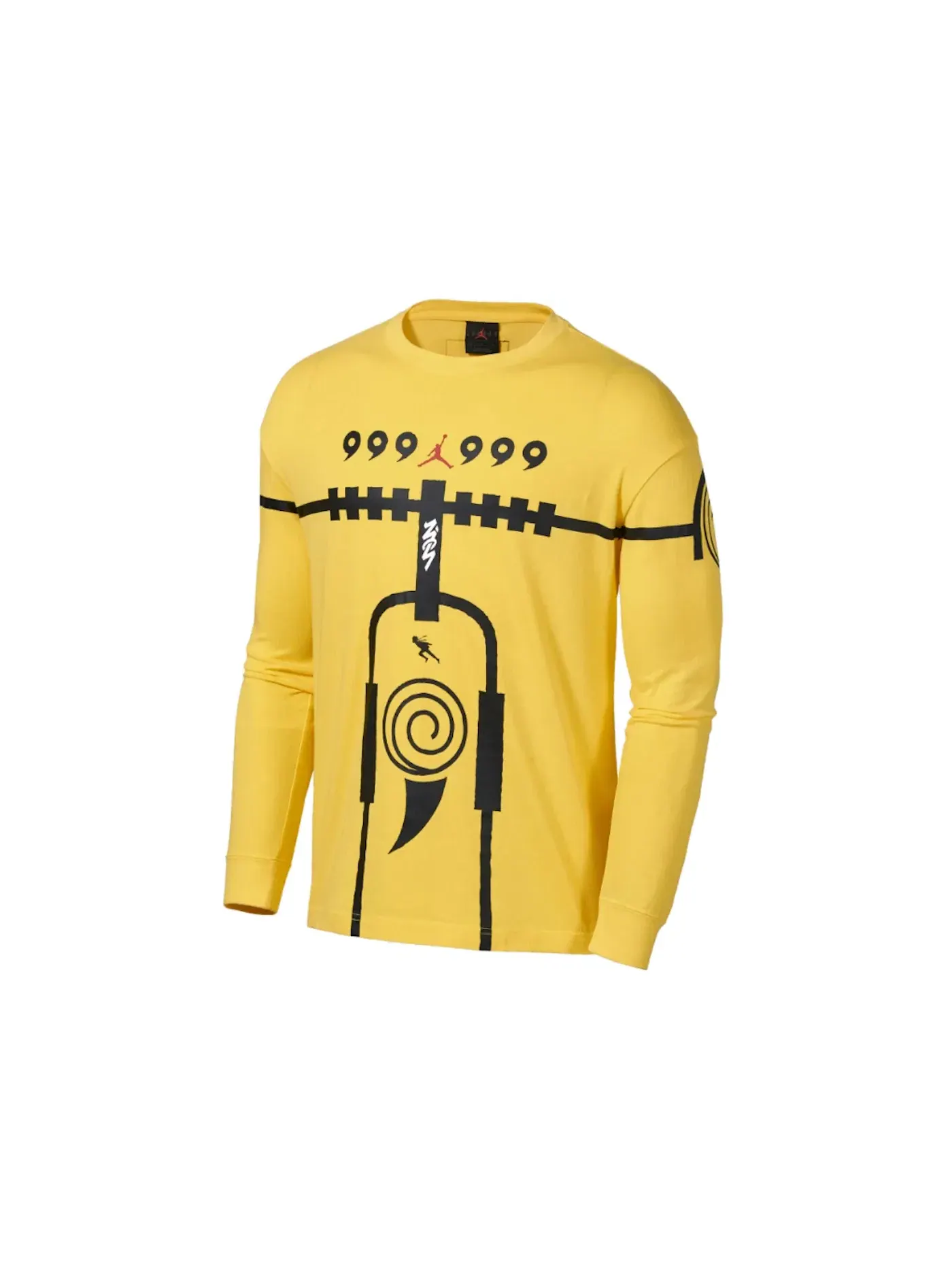 Мужская футболка с длинным рукавом Jordan x Zion x Naruto L/S T-Shirt, Lemon Wash — изображение 1 из 2