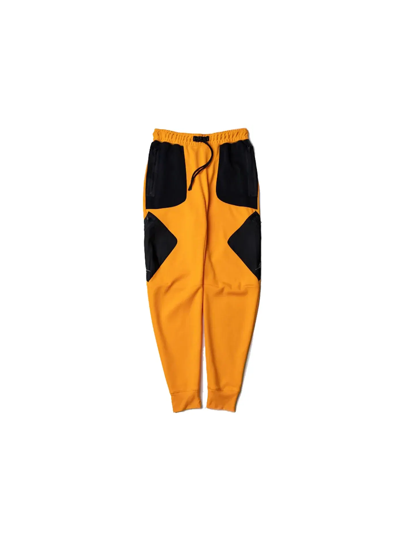 Мужские штаны с принтом Jordan x Zion x Naruto Orange Peel/Black