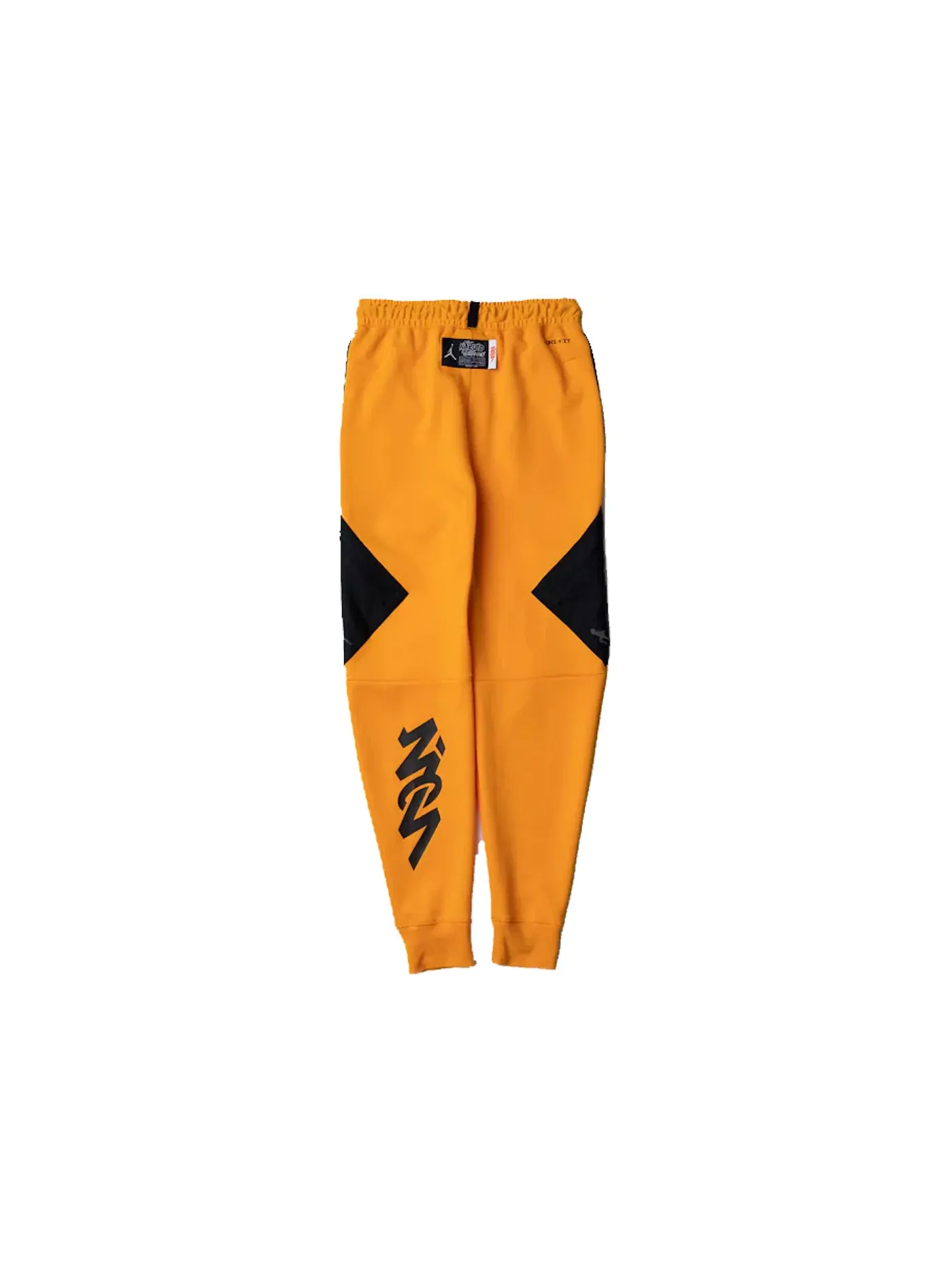 Мужские штаны с принтом Jordan x Zion x Naruto Orange Peel/Black — изображение 2 из 2