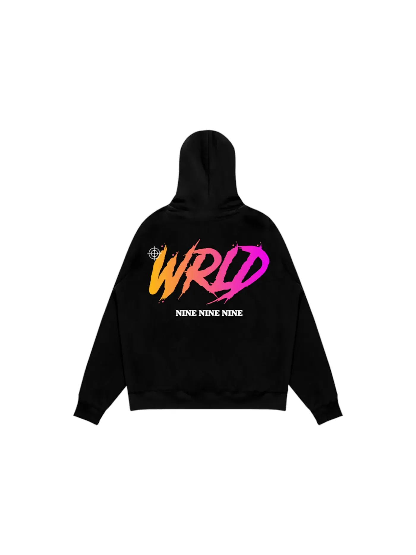 Мужской худи с принтом Juice Wrld X Mello Nine Nine Nine Juice Wrld — изображение 2 из 2, черный
