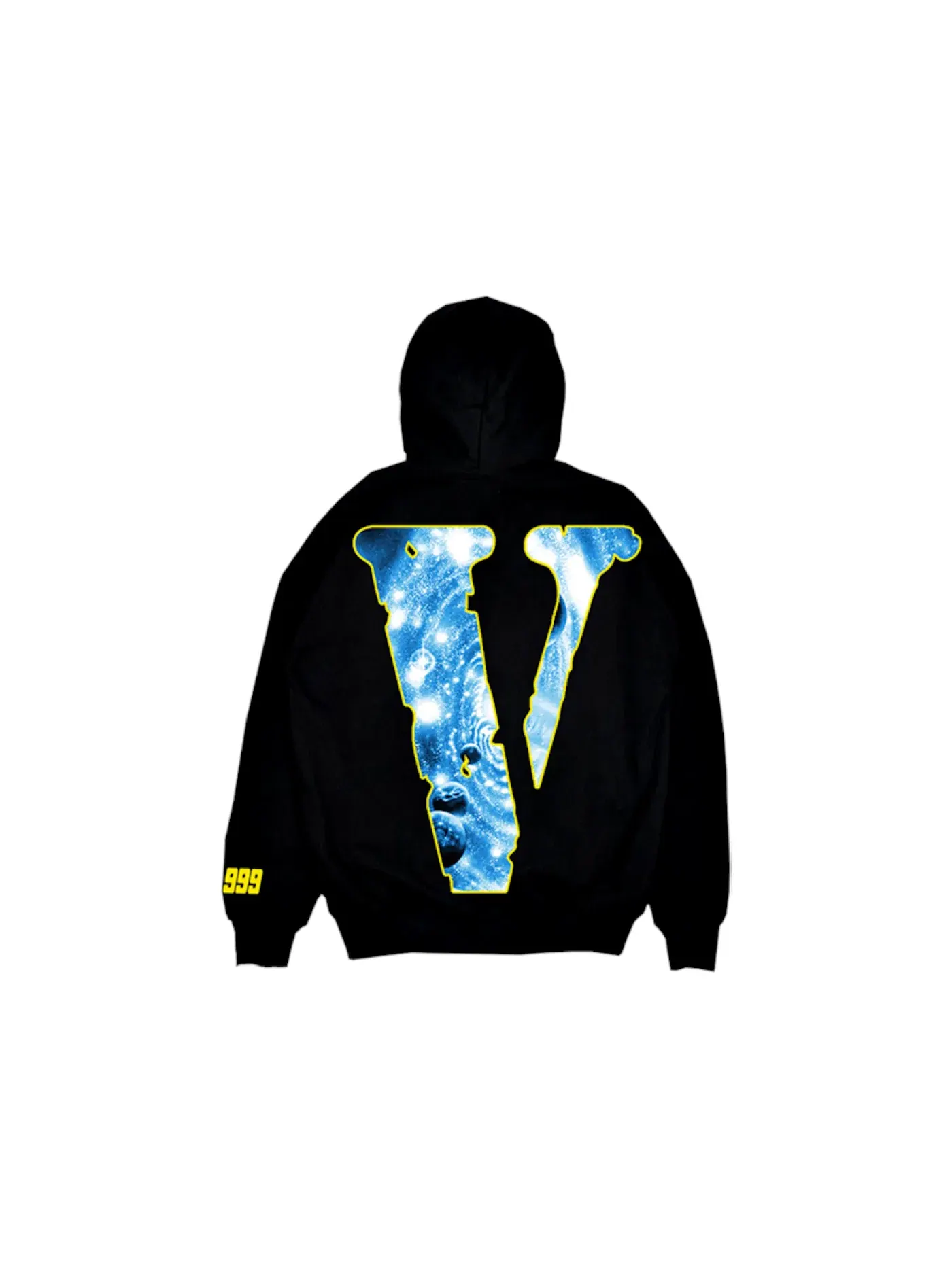 Мужской худи с принтом Juice Wrld x Vlone Cosmic Hoodie — изображение 1 из 2, черный