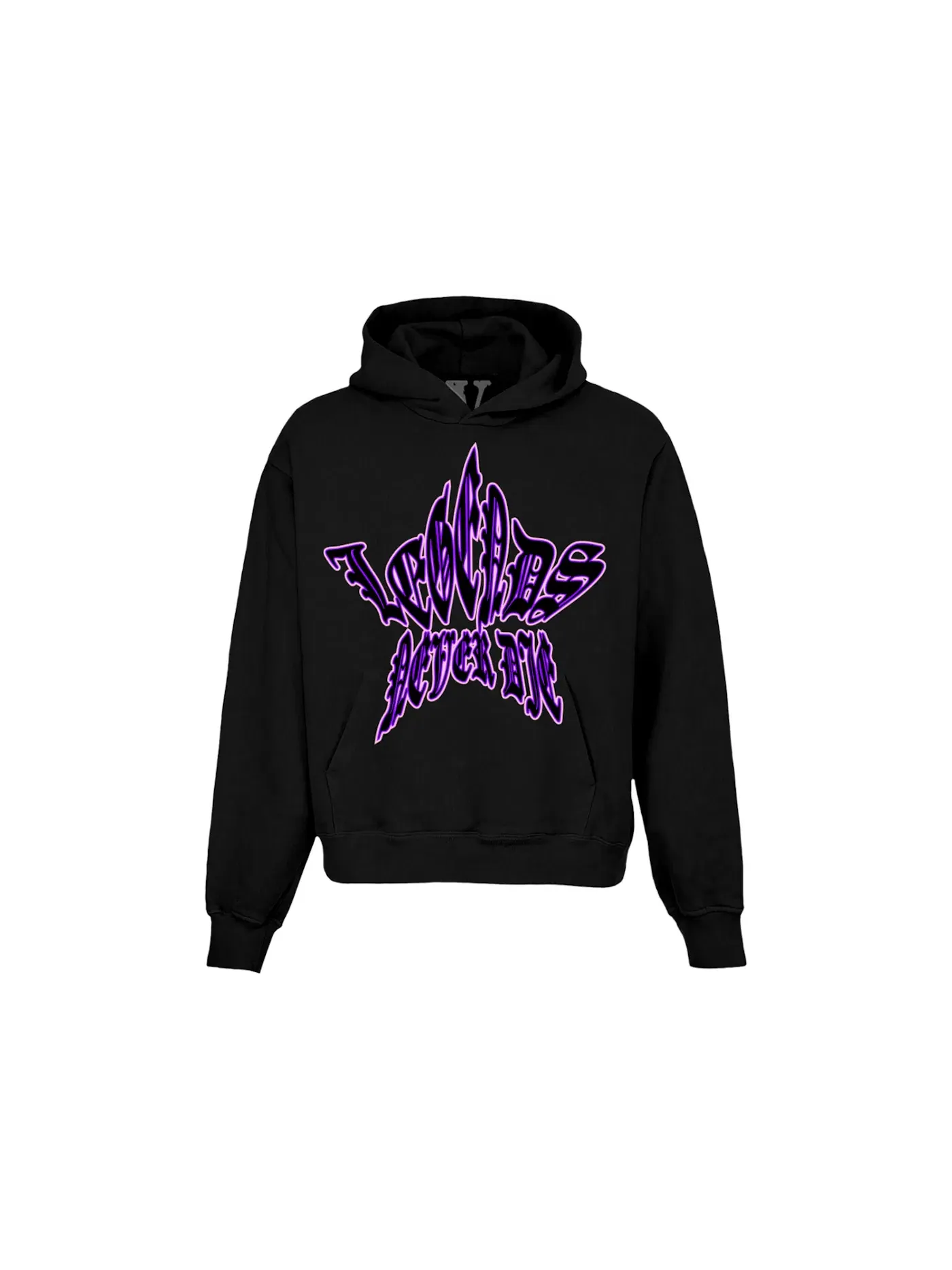 Мужской худи с принтом Juice Wrld x Vlone Legend Juice Wrld — изображение 1 из 2, черный