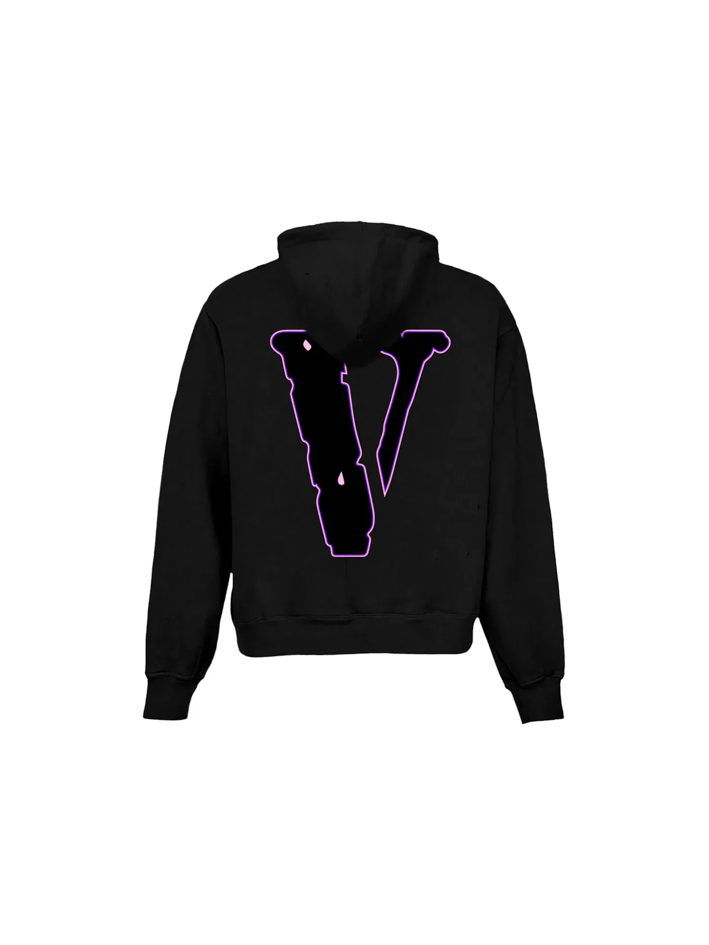 Мужской худи с принтом Juice Wrld x Vlone Legend Juice Wrld — изображение 2 из 2, черный