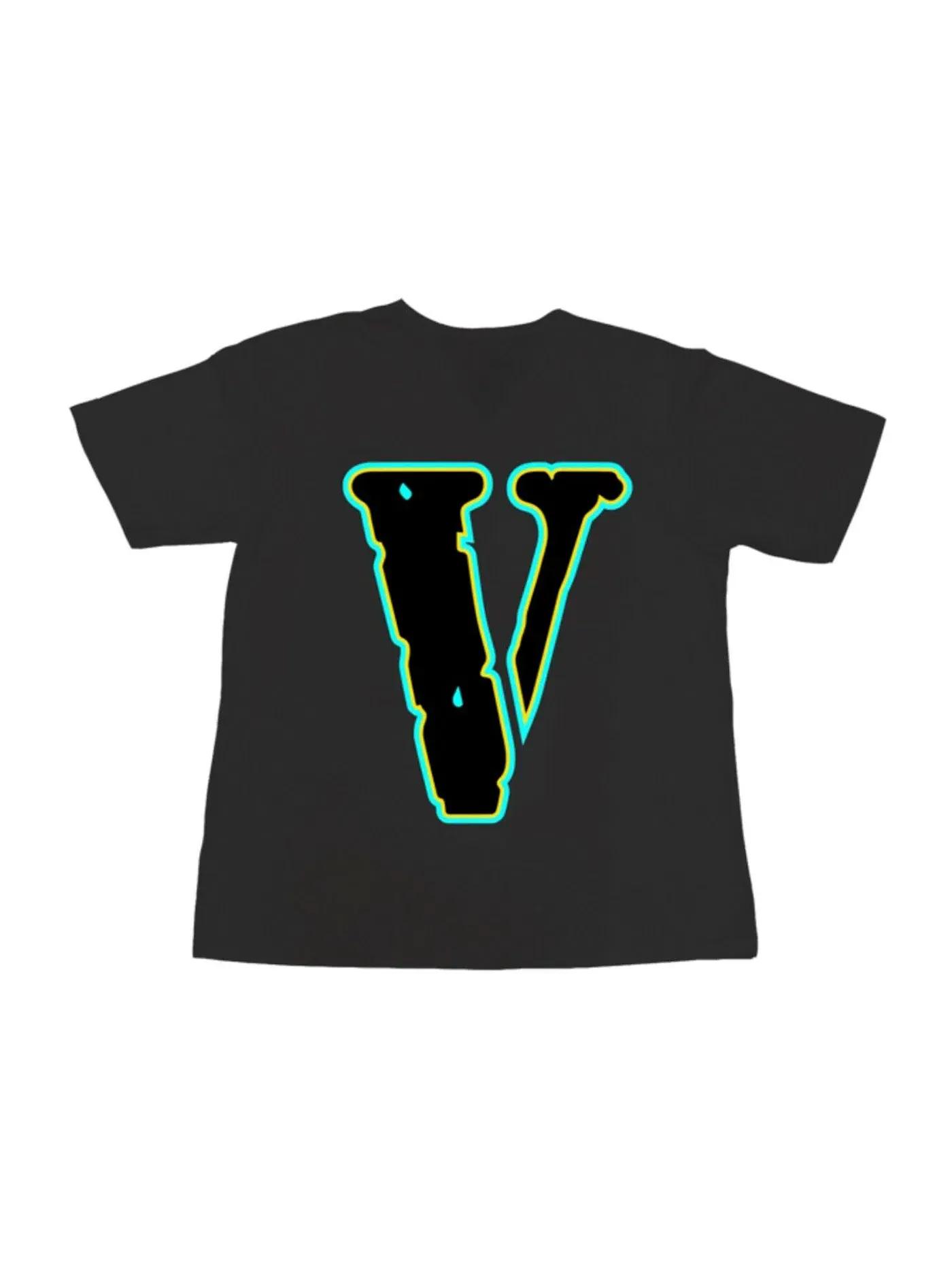 Мужская футболка с принтом Juice Wrld x Vlone Legend Tee — изображение 2 из 2, черный