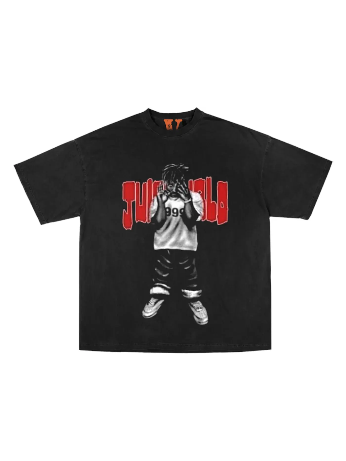 Мужская футболка с принтом Juice Wrld x Vlone Man of the Year Tee