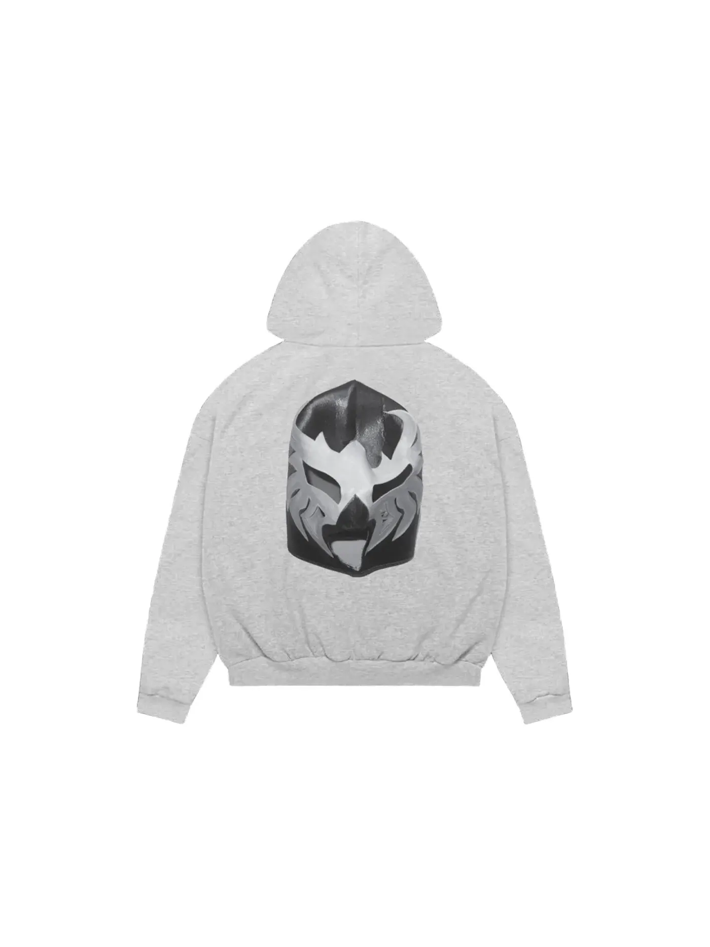Мужской худи с капюшоном Mask Hoodie Kanye West — изображение 2 из 2, серый