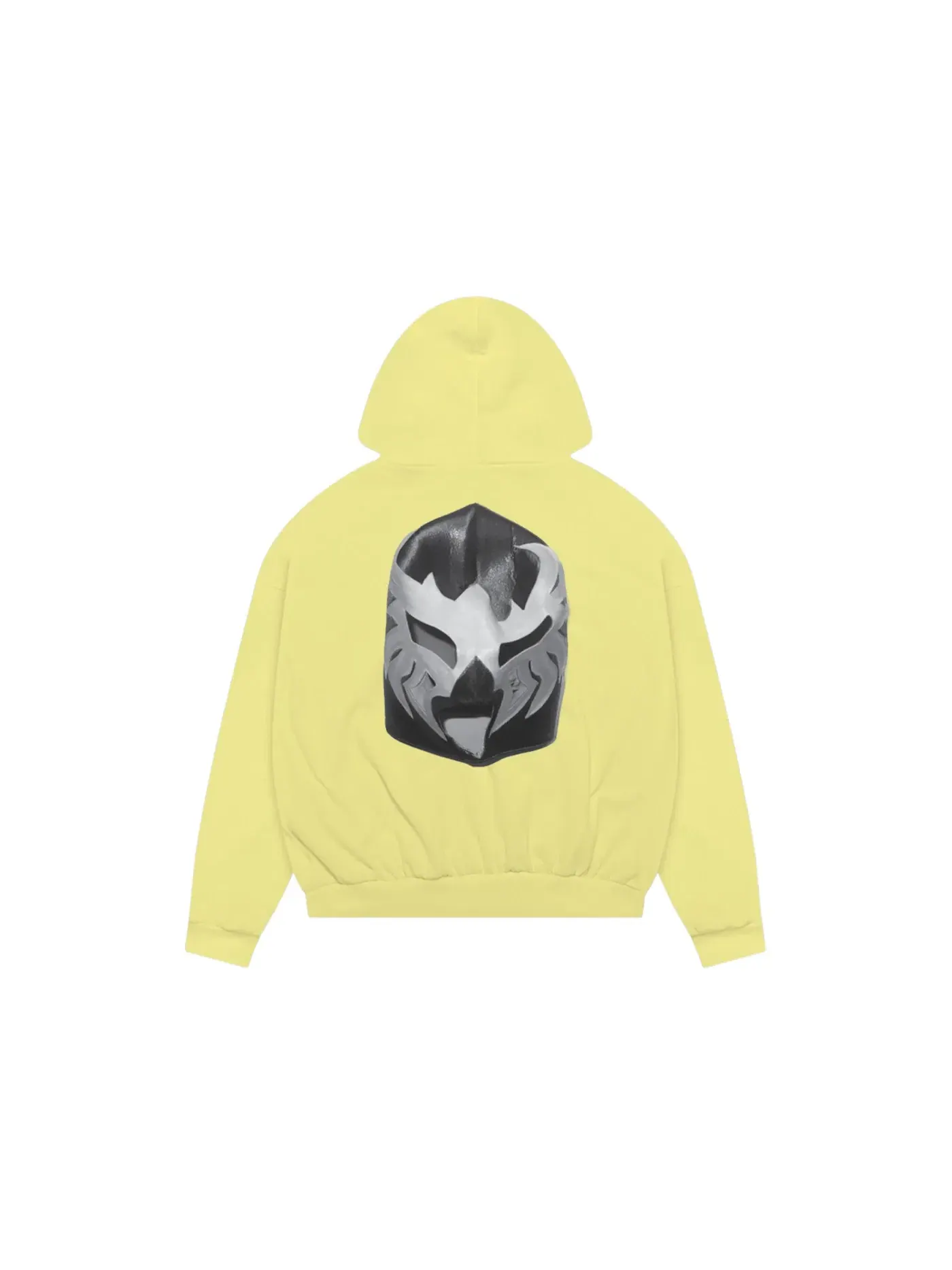 Мужская толстовка с капюшоном с принтом Kanye West Bully HD-O1 Mask Hoodie — изображение 2 из 2, желтый