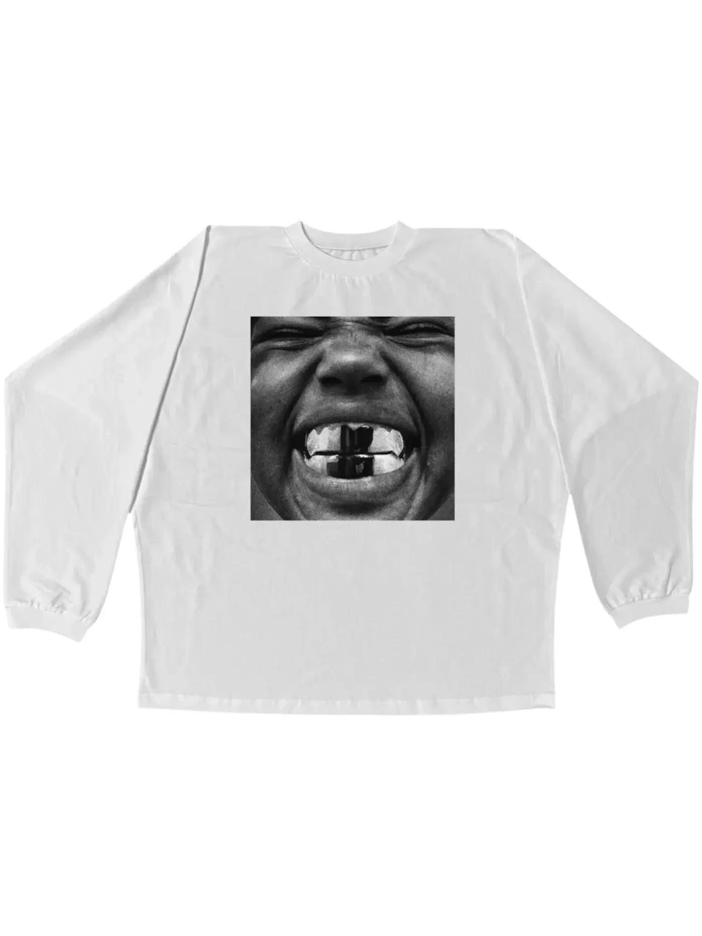 Детский лонгслив с принтом Kanye West Bully Longsleeve — изображение 1 из 1, белый