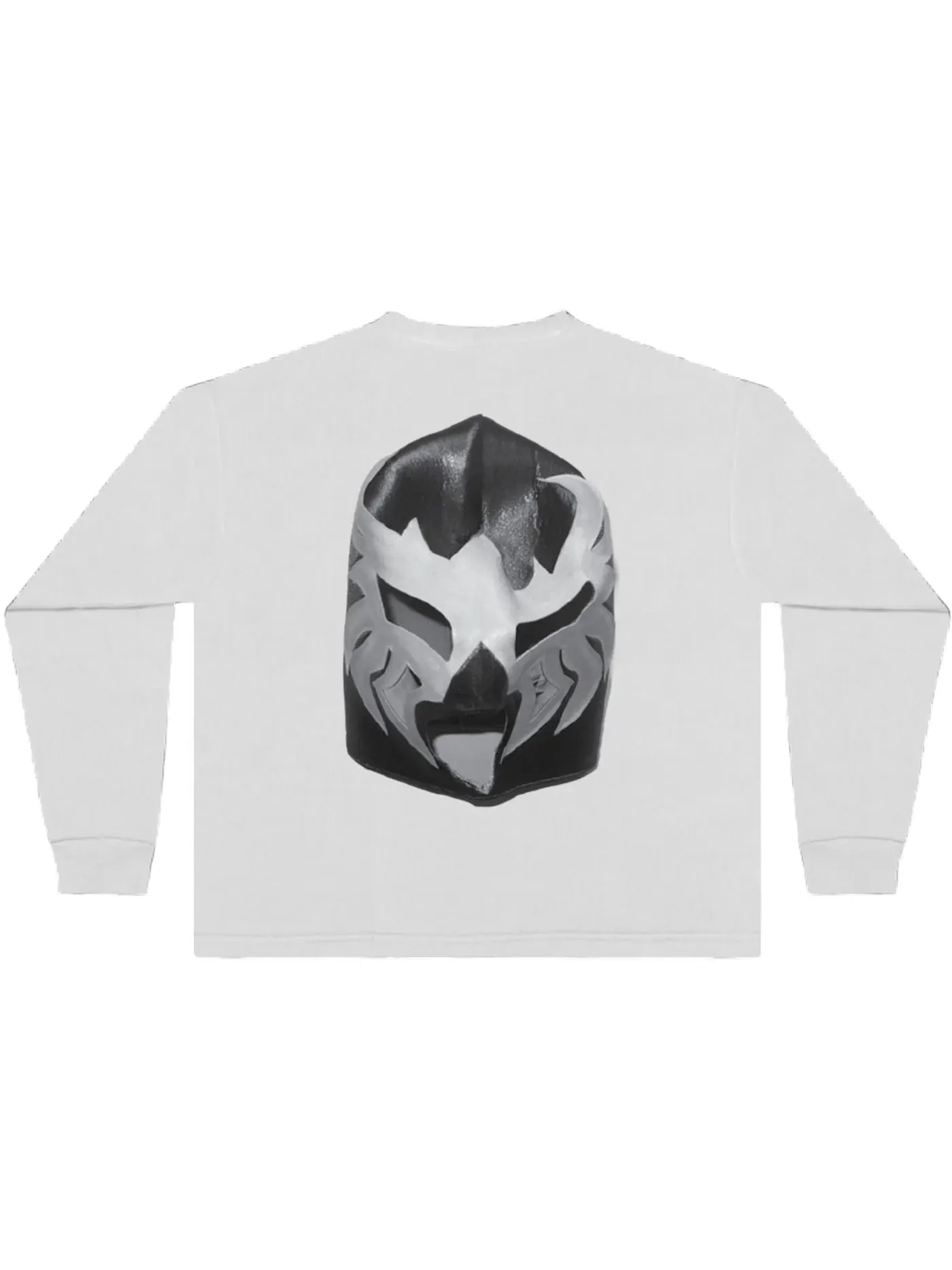 Мужская футболка с принтом Kanye West Bully LS-O3 Mask Tee — изображение 2 из 2, белый
