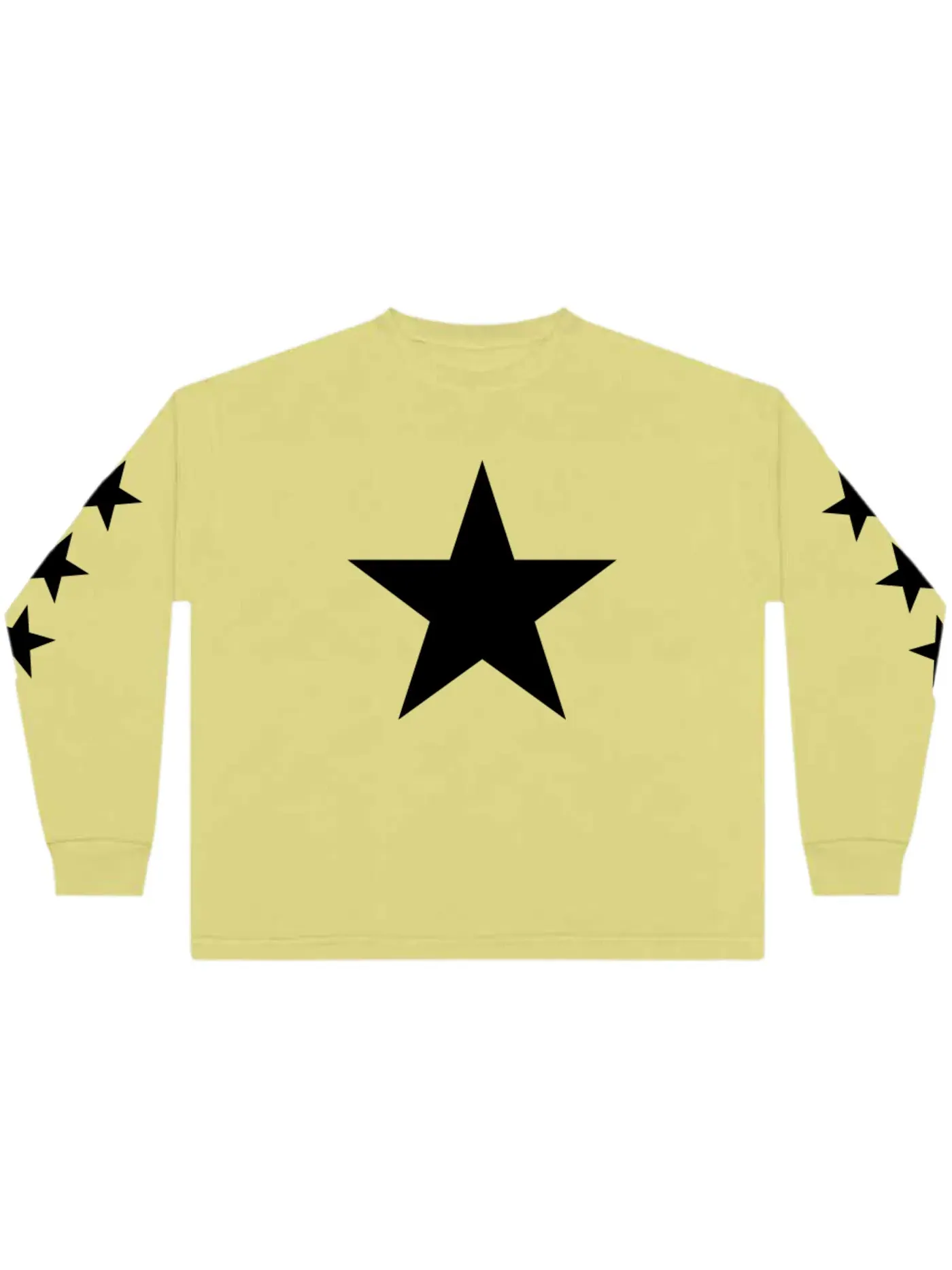 Мужская футболка с принтом Kanye West Bully LS-O3 Ye Live Tee — изображение 1 из 2, желтый