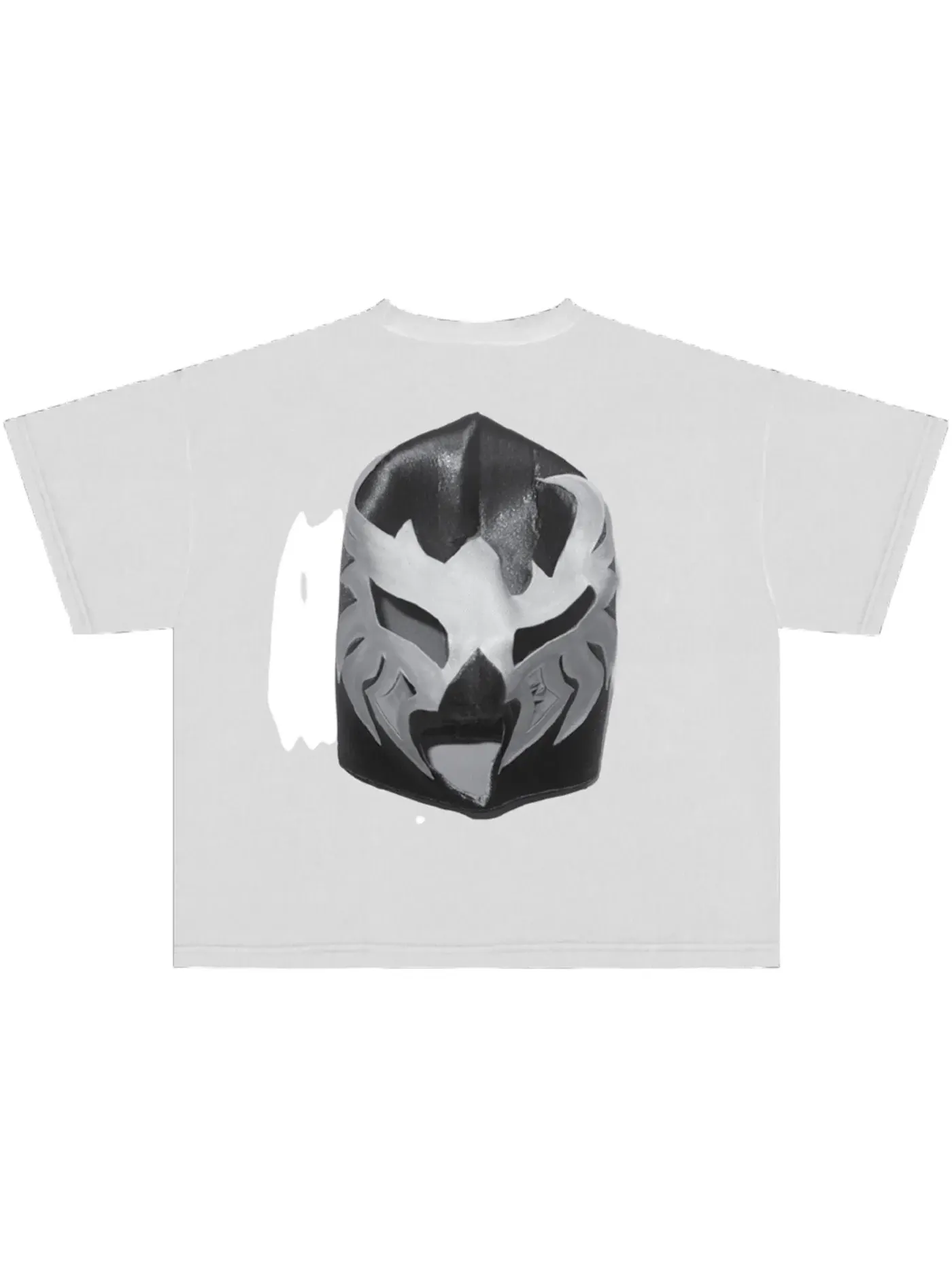Мужская футболка с принтом Kanye West Bully TS-O7 Mask Tee — изображение 2 из 2, белый