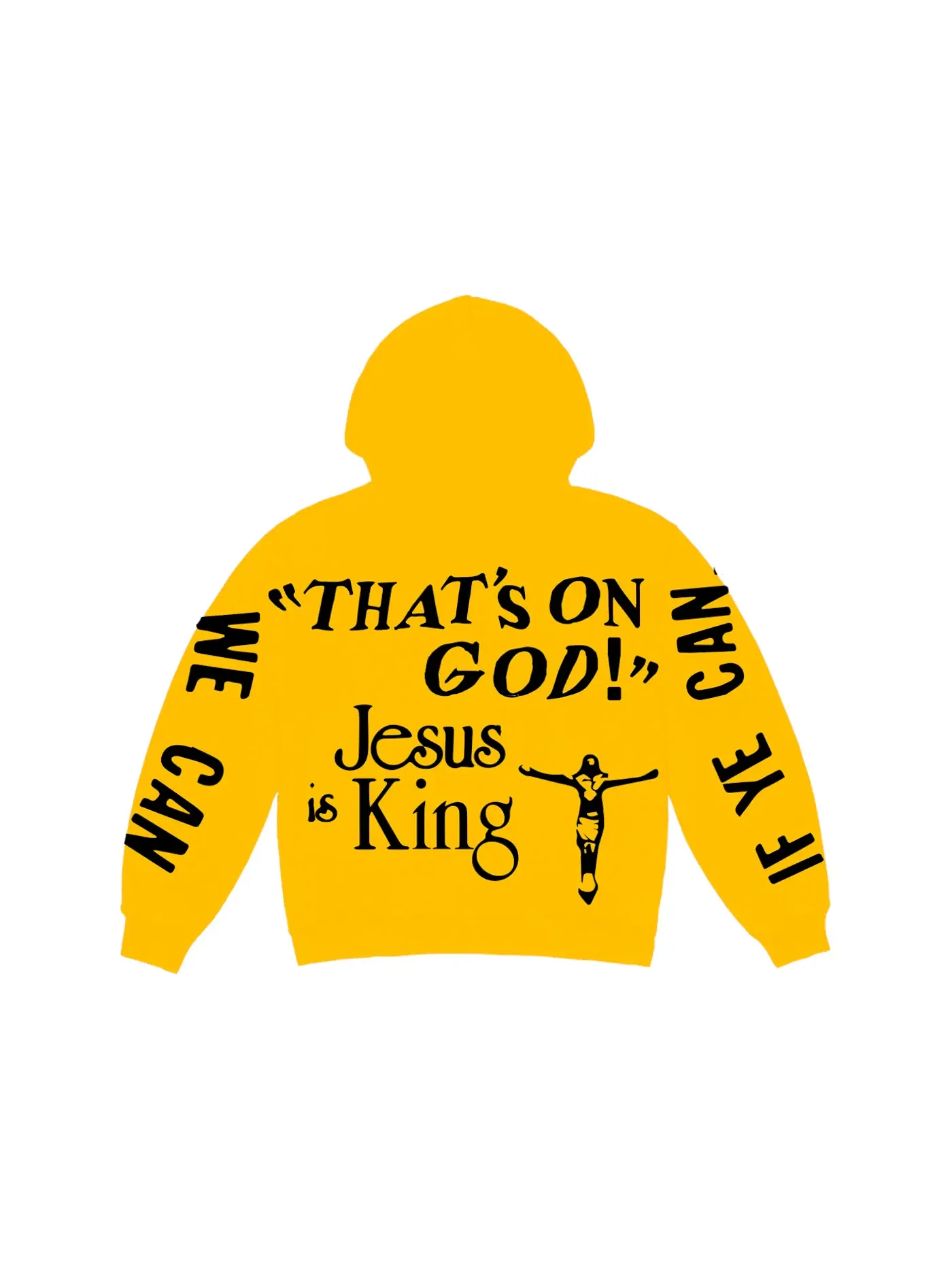 Мужская худи Kanye West CPFM for JIK — изображение 2 из 2, желтый