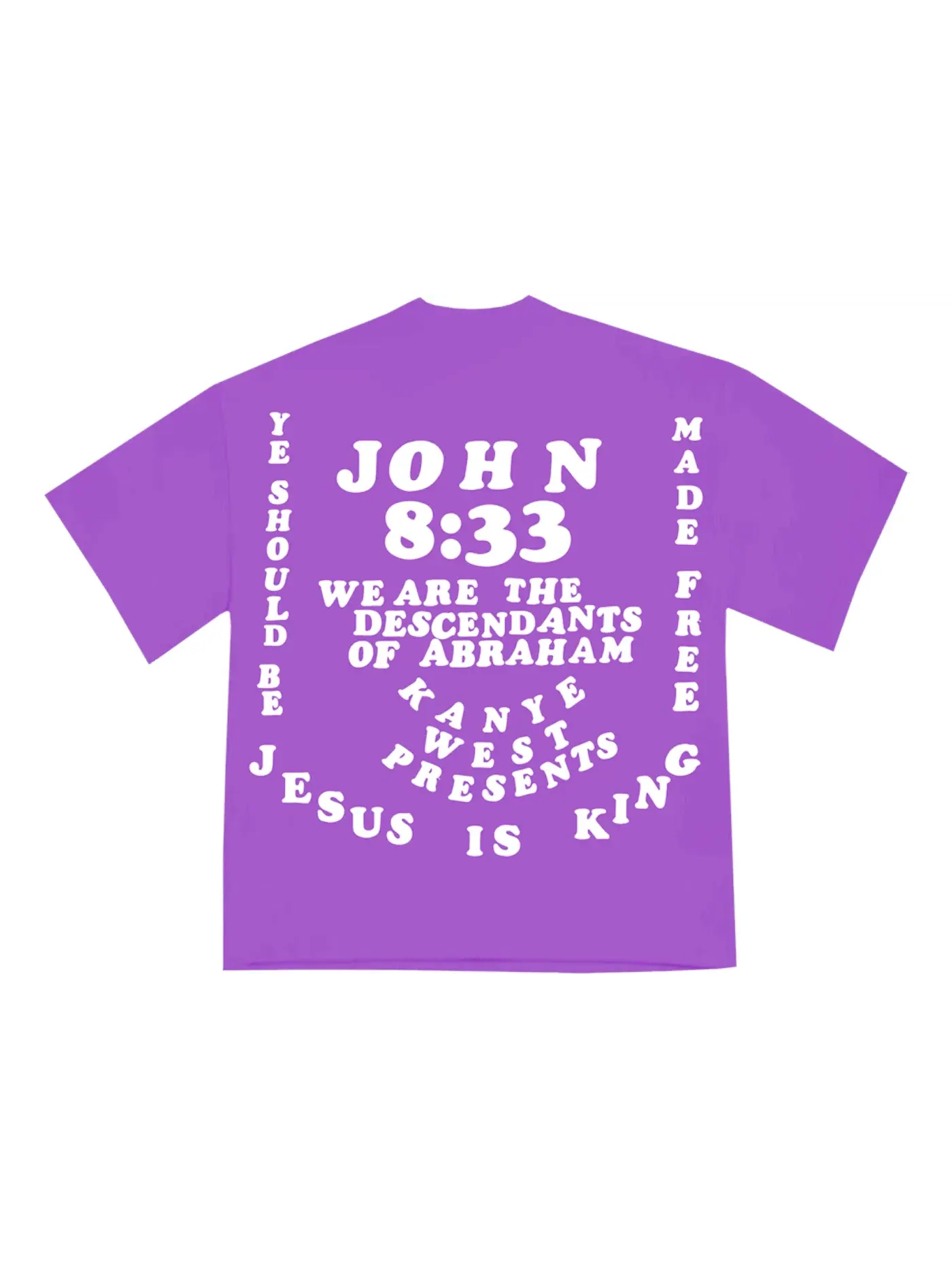 Мужская футболка Kanye West CPFM for JIK II T-Shirt Purple — изображение 2 из 2